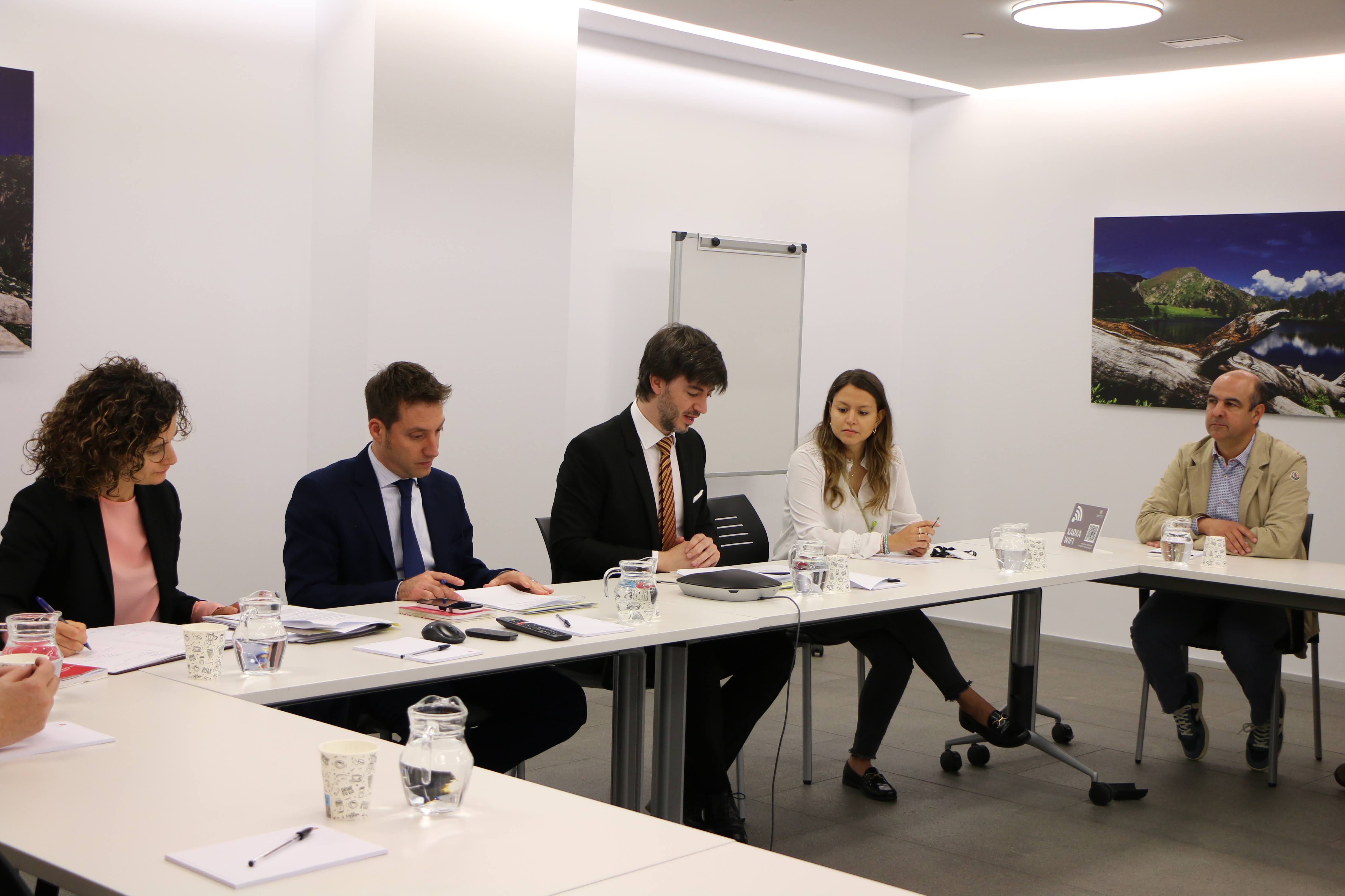 El síndic general, Carles Ensenyat, ha constituït aquest matí les diferents comissions.