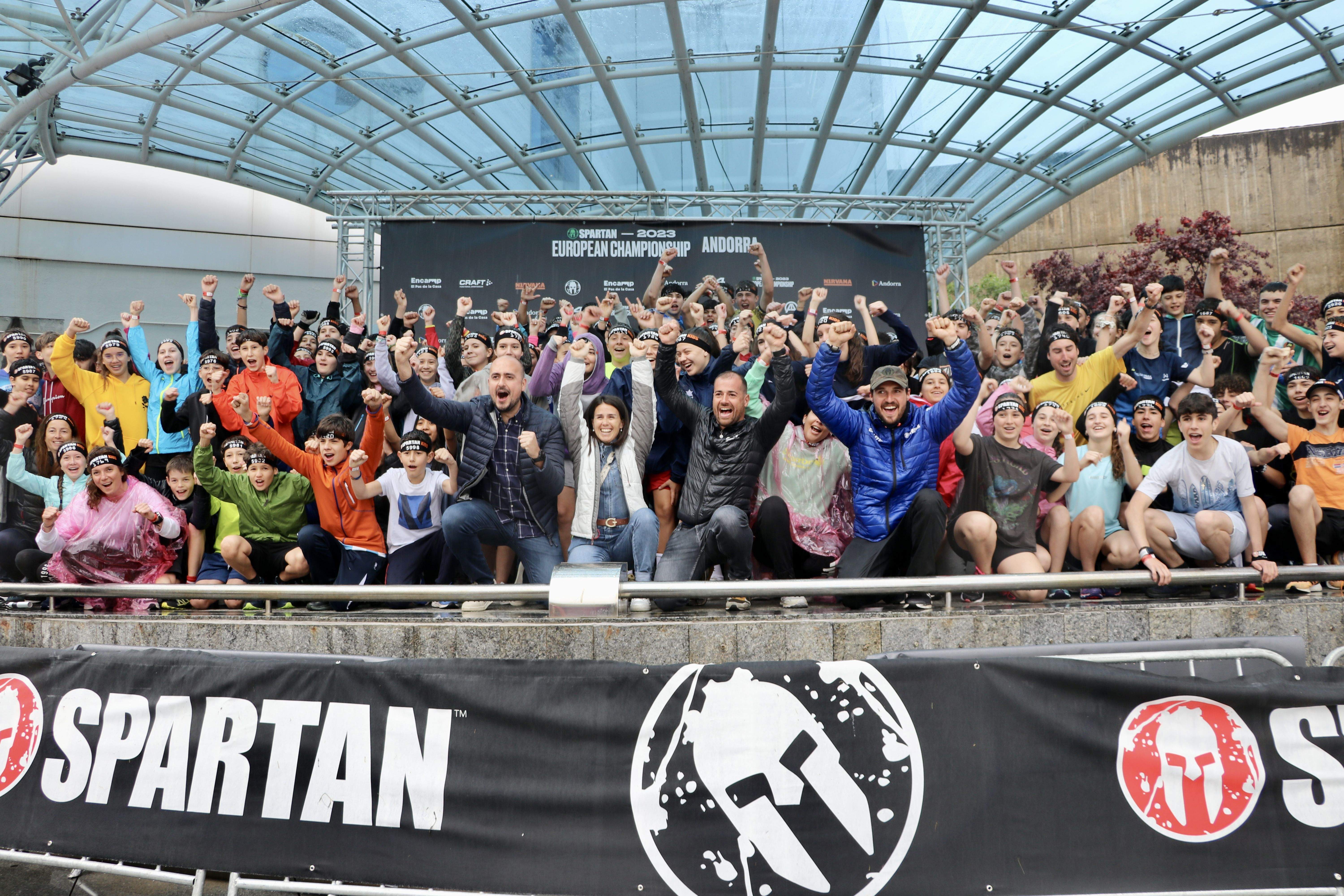 Uns 750 infants han protagonitzat la primera jornada de l'Spartan.