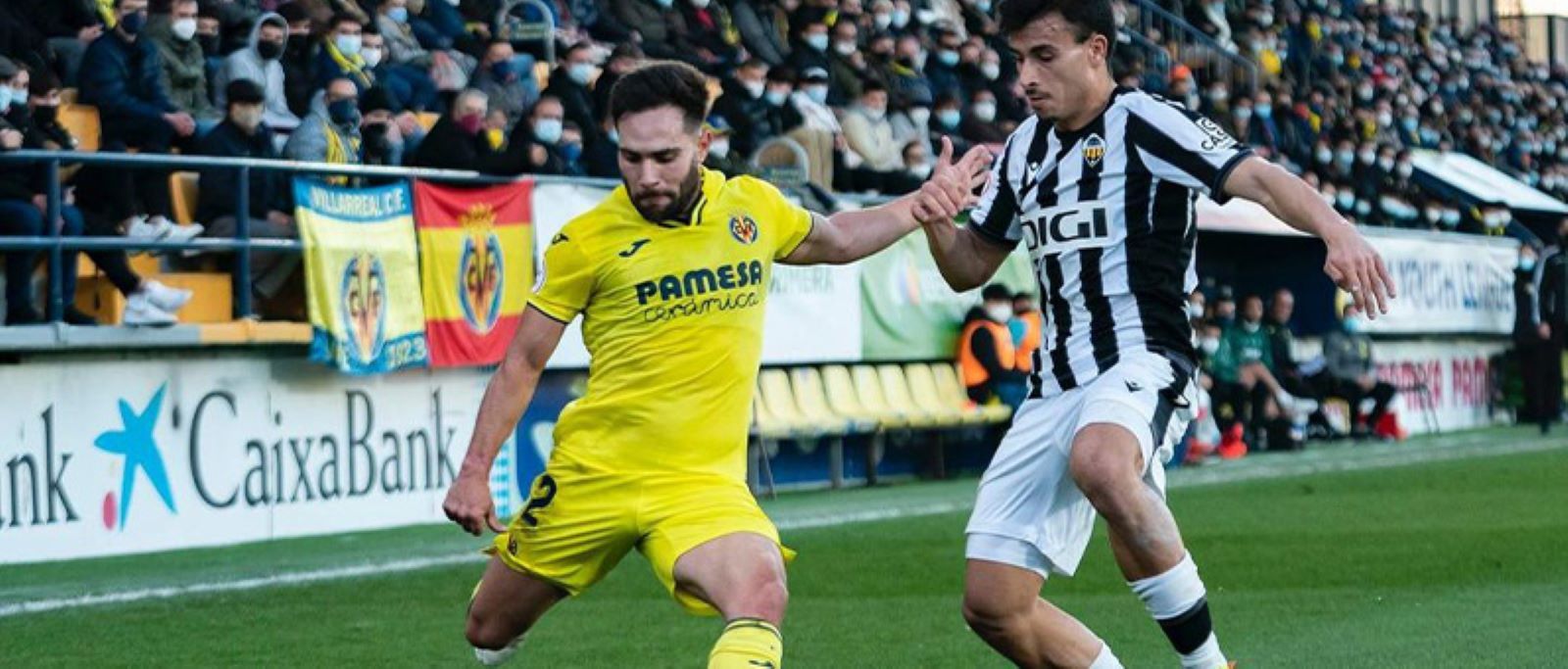 Leal, durant un partit amb el Vila-real B. Leal, durant un partit amb el Vila-real B.