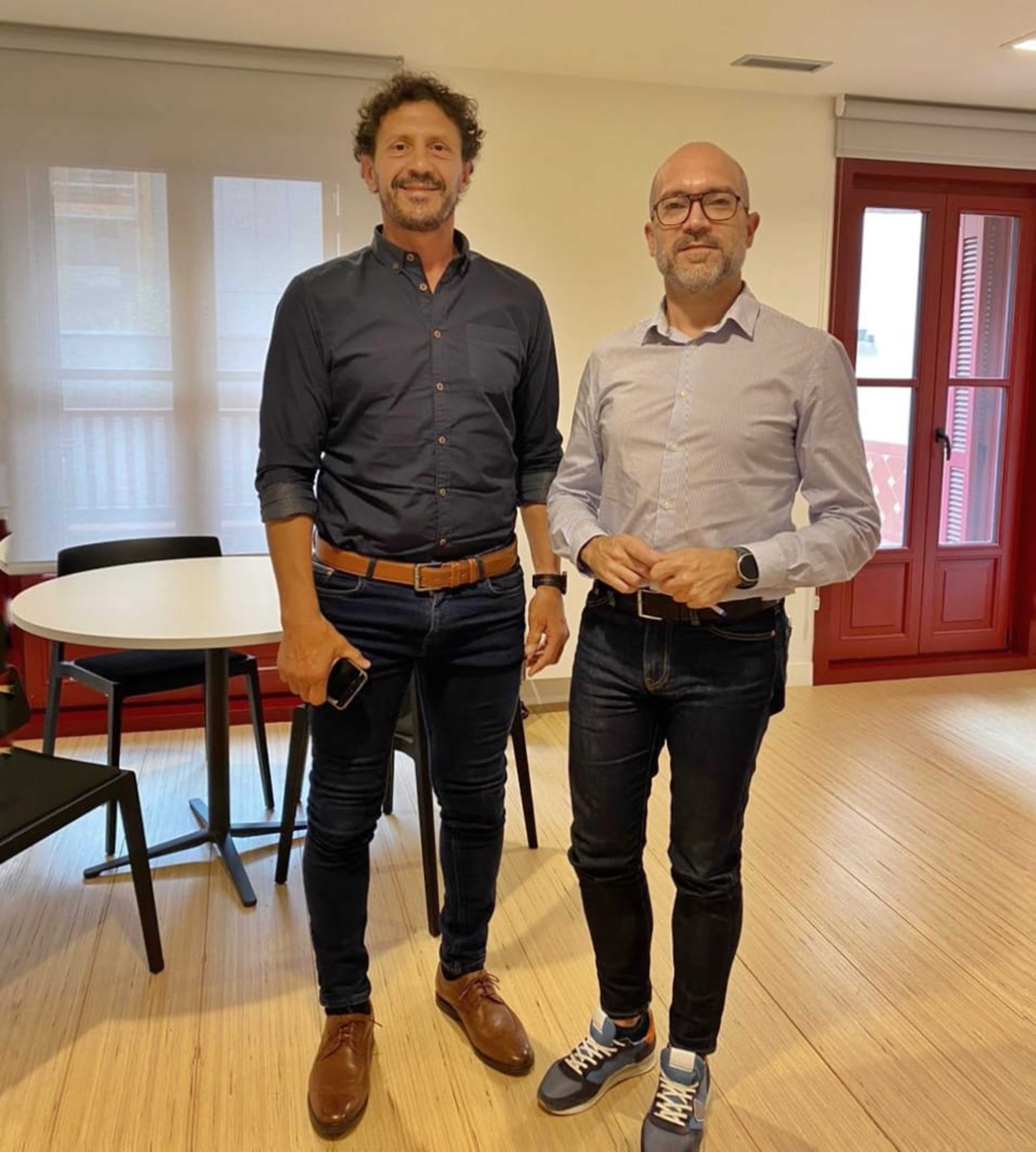 Marcelo Ponce i Joan Sans.