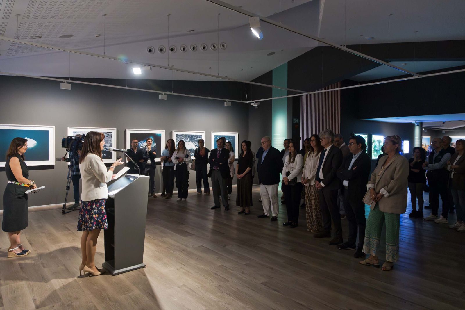 Parlament de la ministra Bonell a la inauguració de la mostra 'Notes sobre l’Antropocè' 