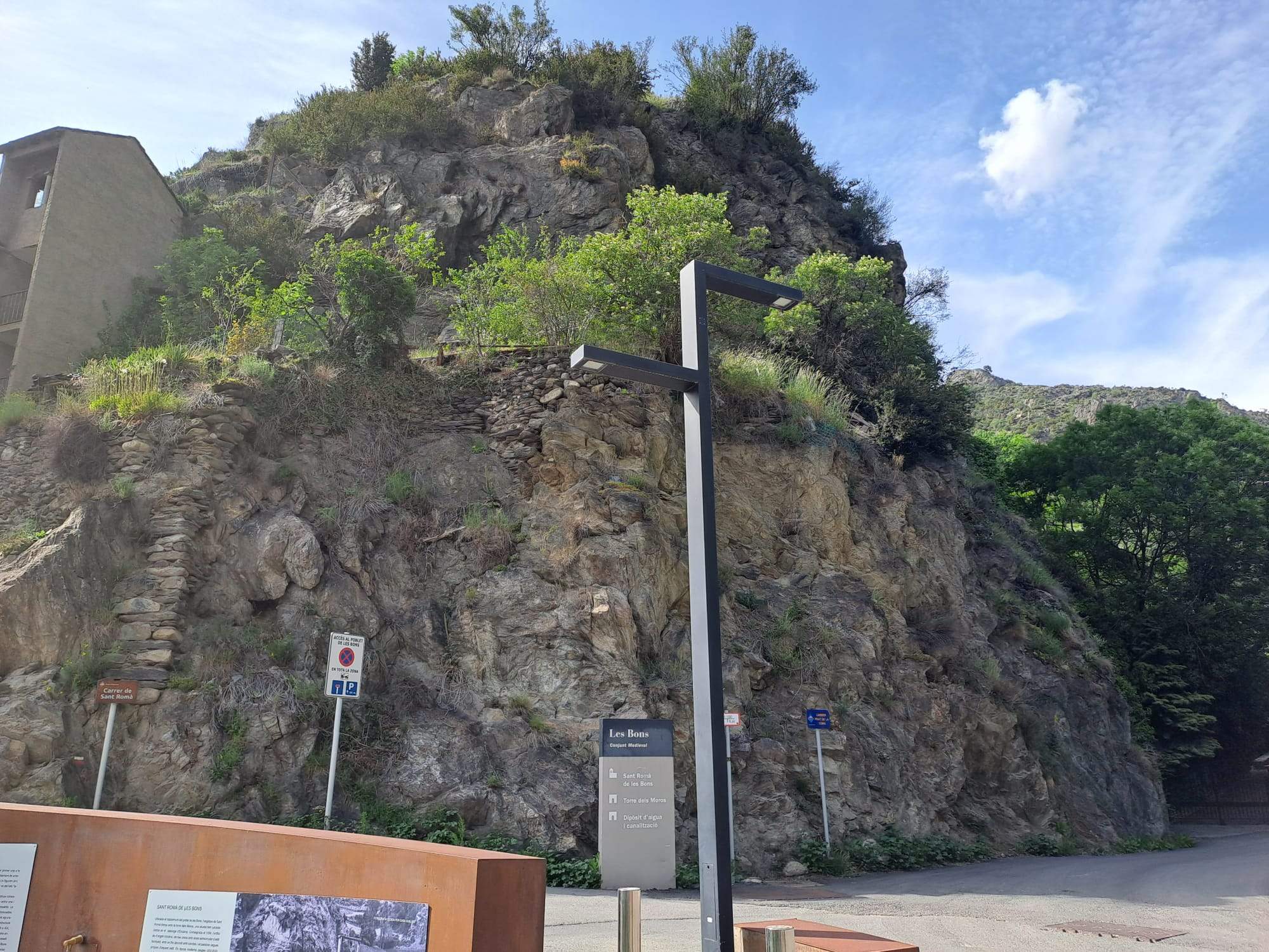 La zona de les Bons on s'actuarà.