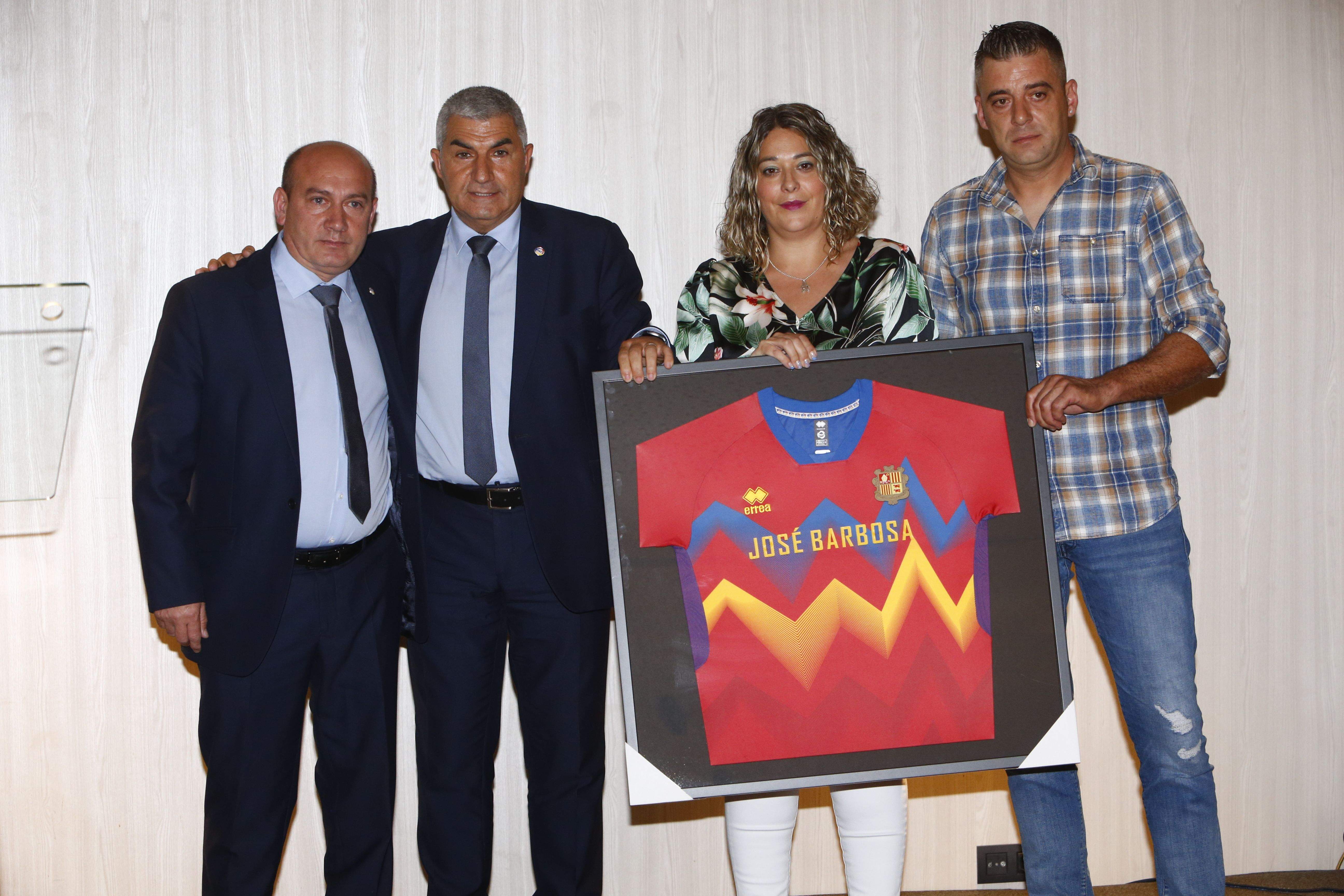 Homenatge a José Gonçalves. La portaveu del Sindicat, Rebeca Bonache.