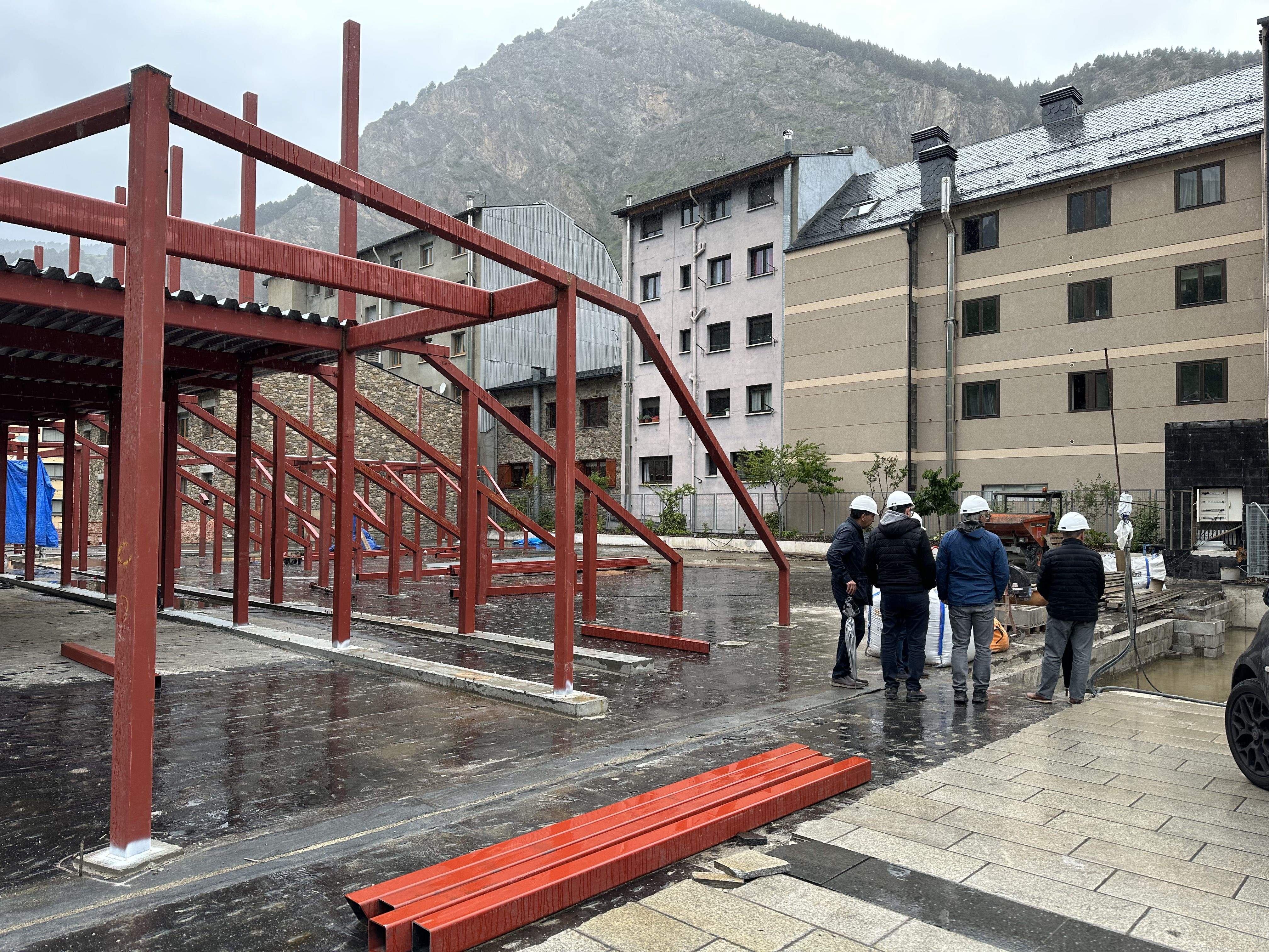 Obres del Centre d'Atenció Primària.