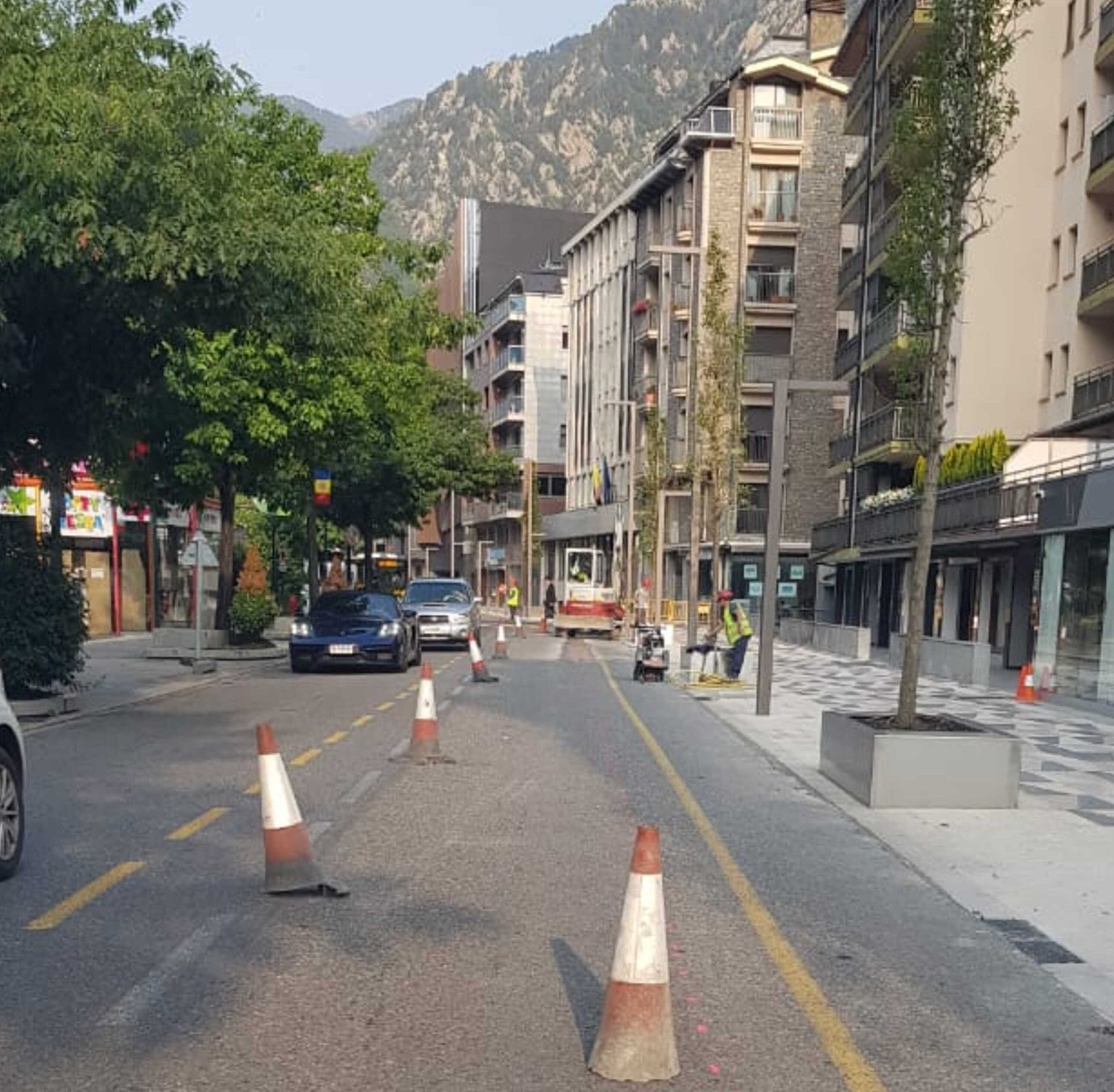 Una imatge del carrer aquest matí.