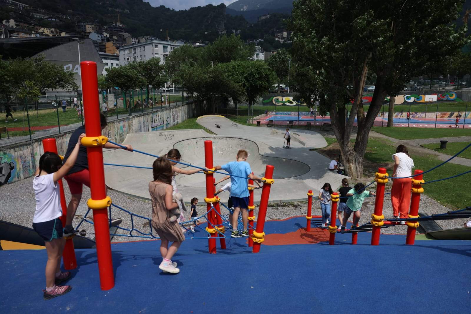 El nou parc s'ha inaugurat aquesta tarda.