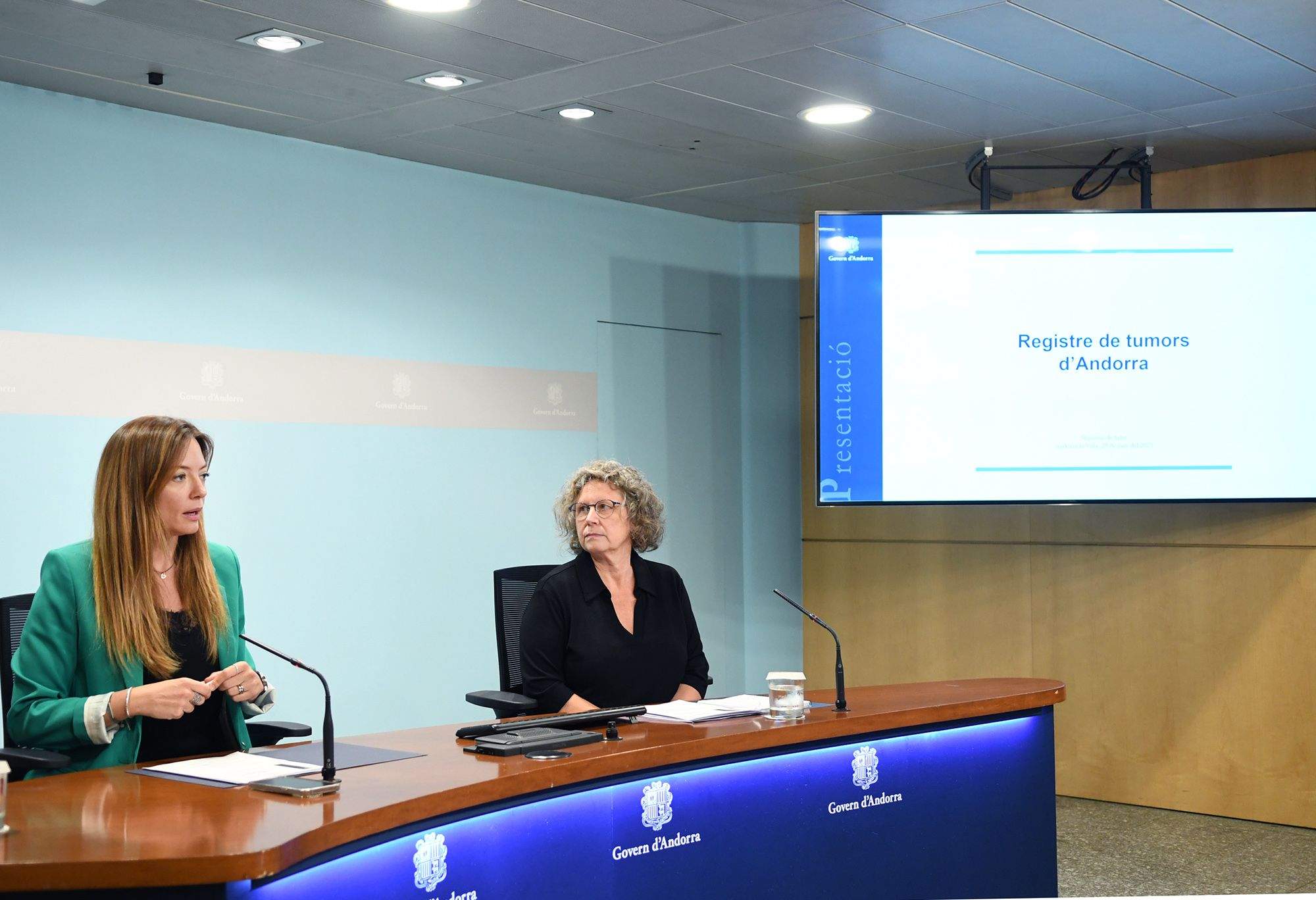 Mas i Vidal, a la roda de premsa.