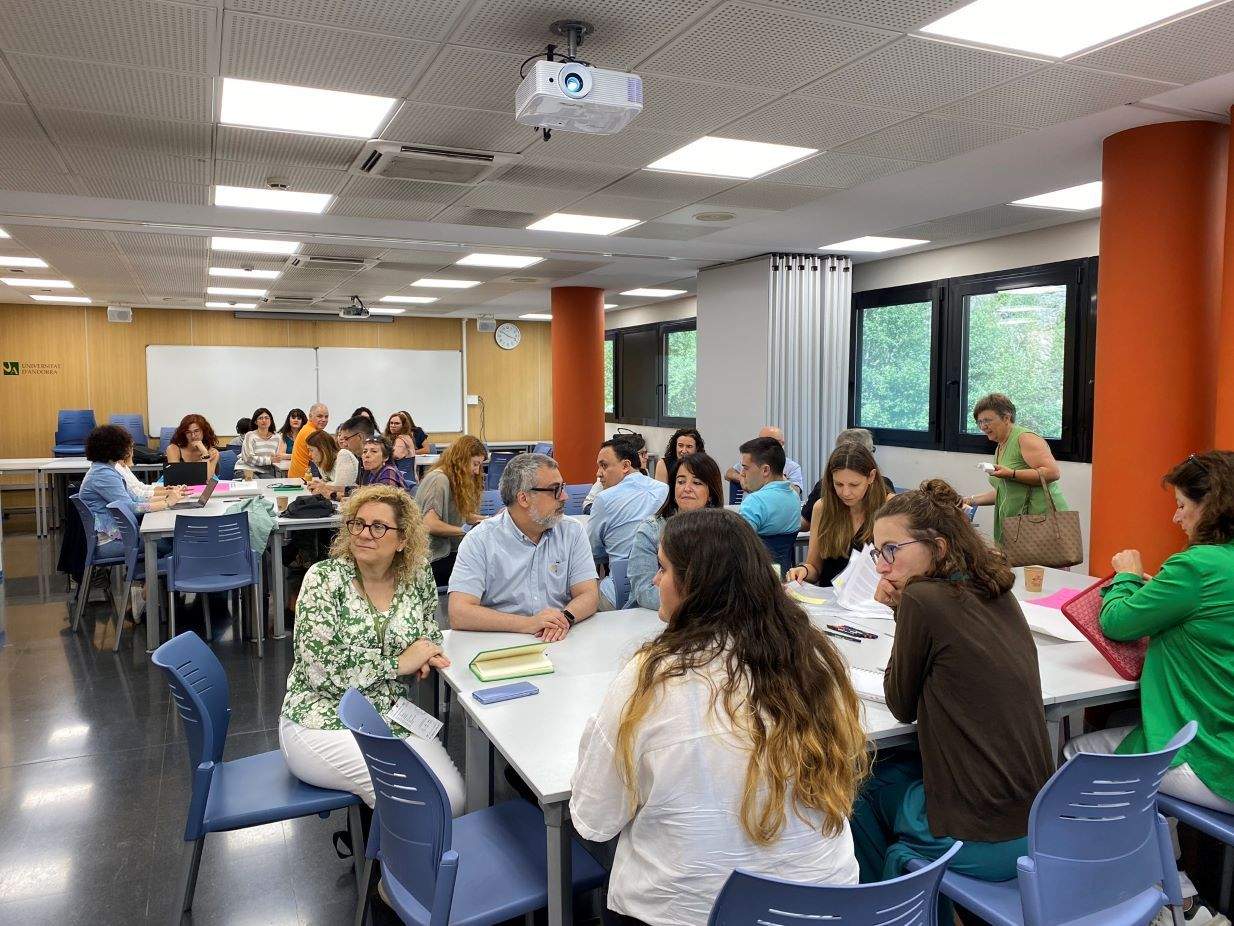 Una de les sessions de treball del FIET d'aquest divendres.