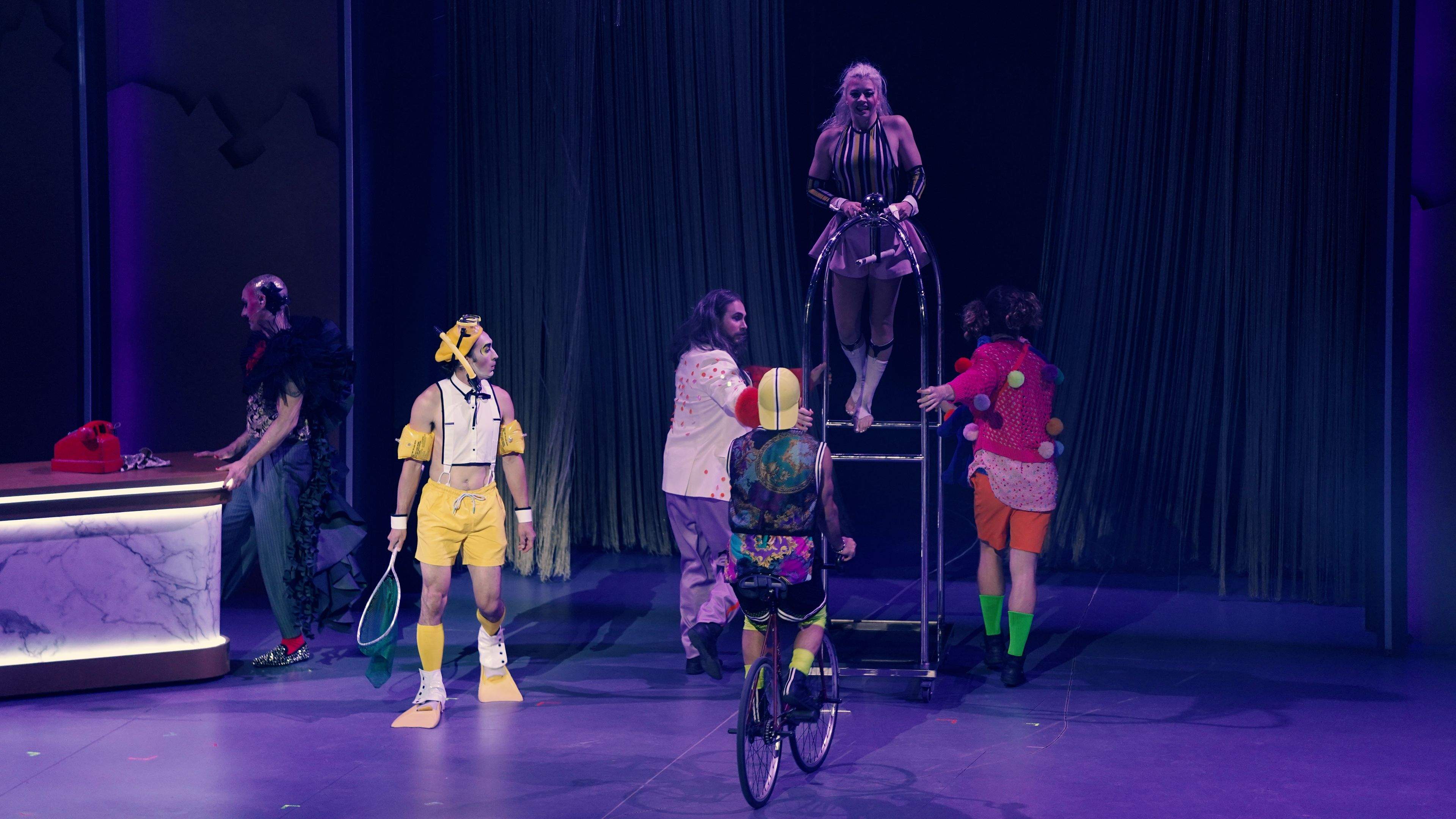 Una imatge de l'espectacle d'aquest dissabte. Una imatge de l'espectacle d'aquest dissabte.