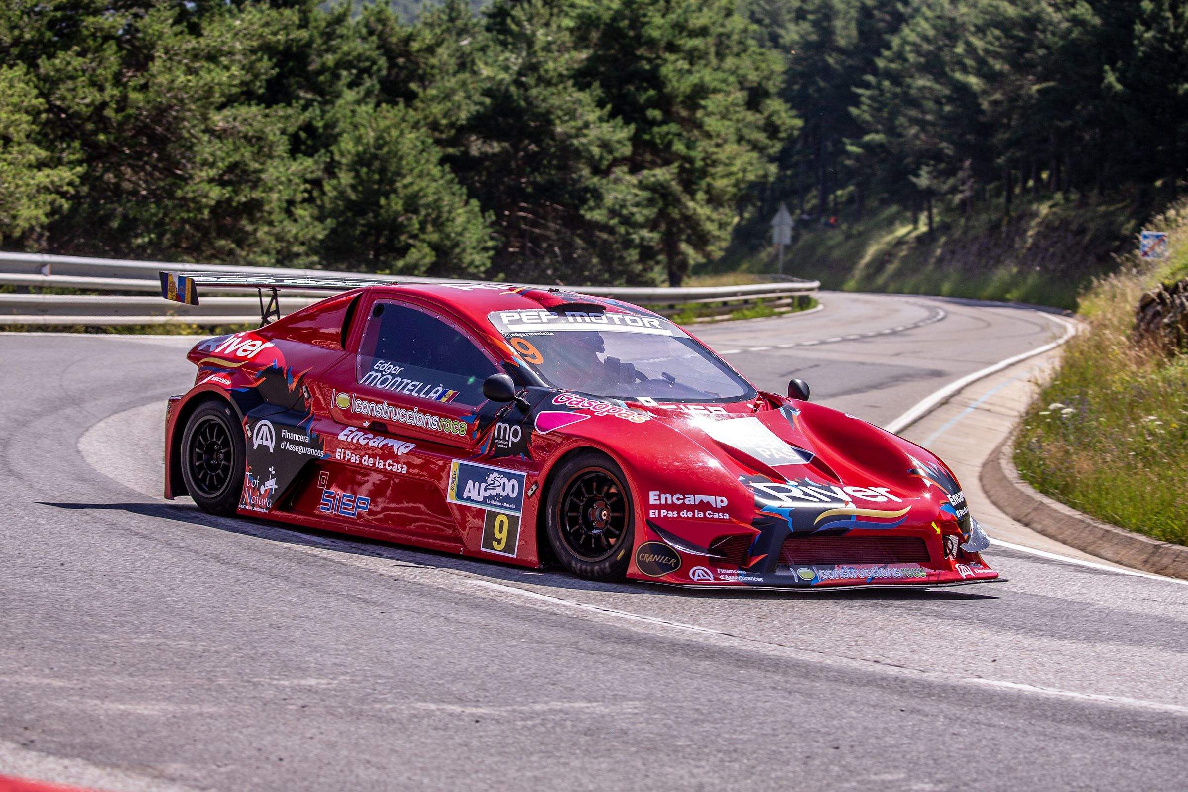 Edgar Montellà, durant la cursa.