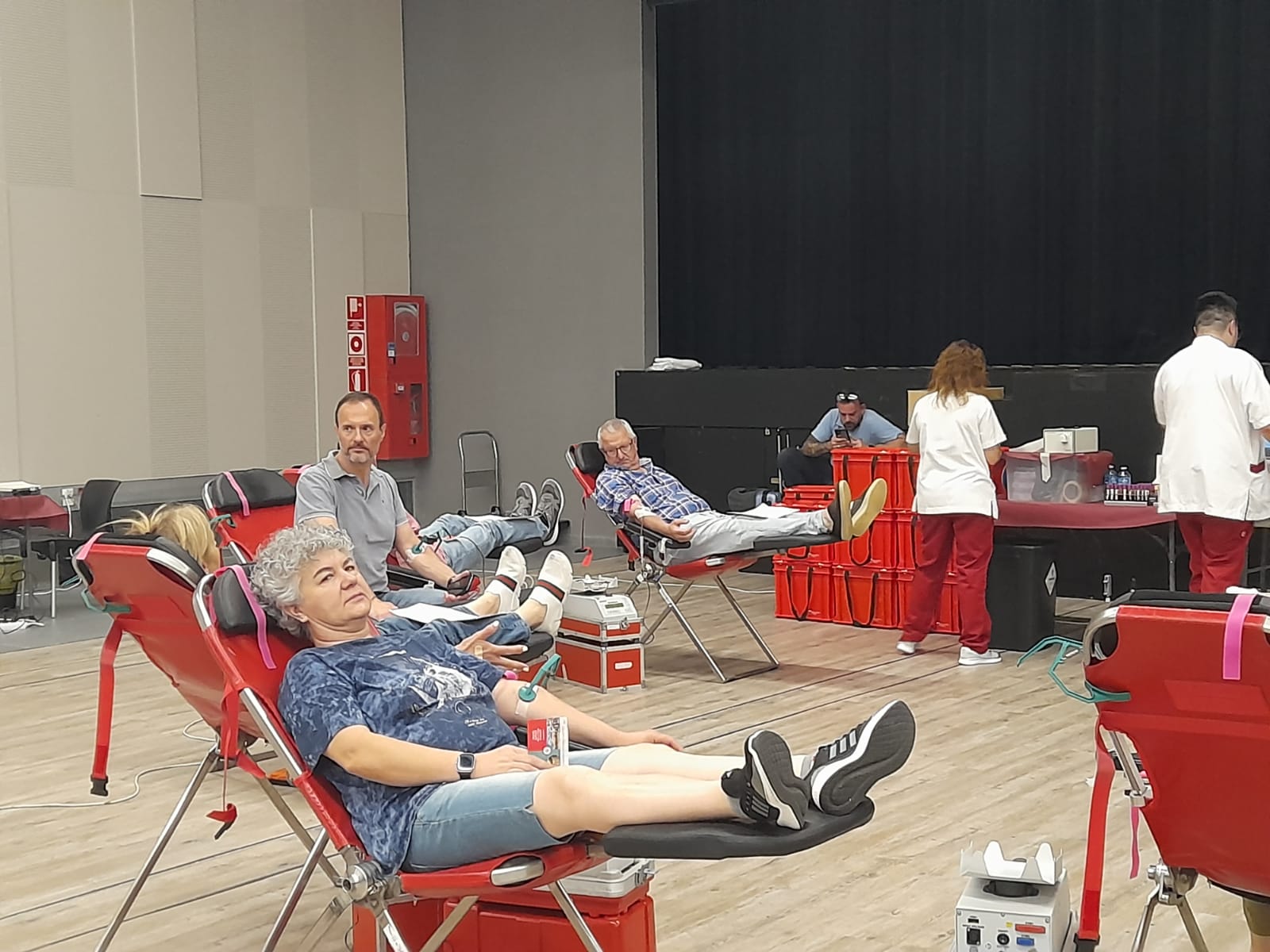 Donants de sang al Prat del Roure