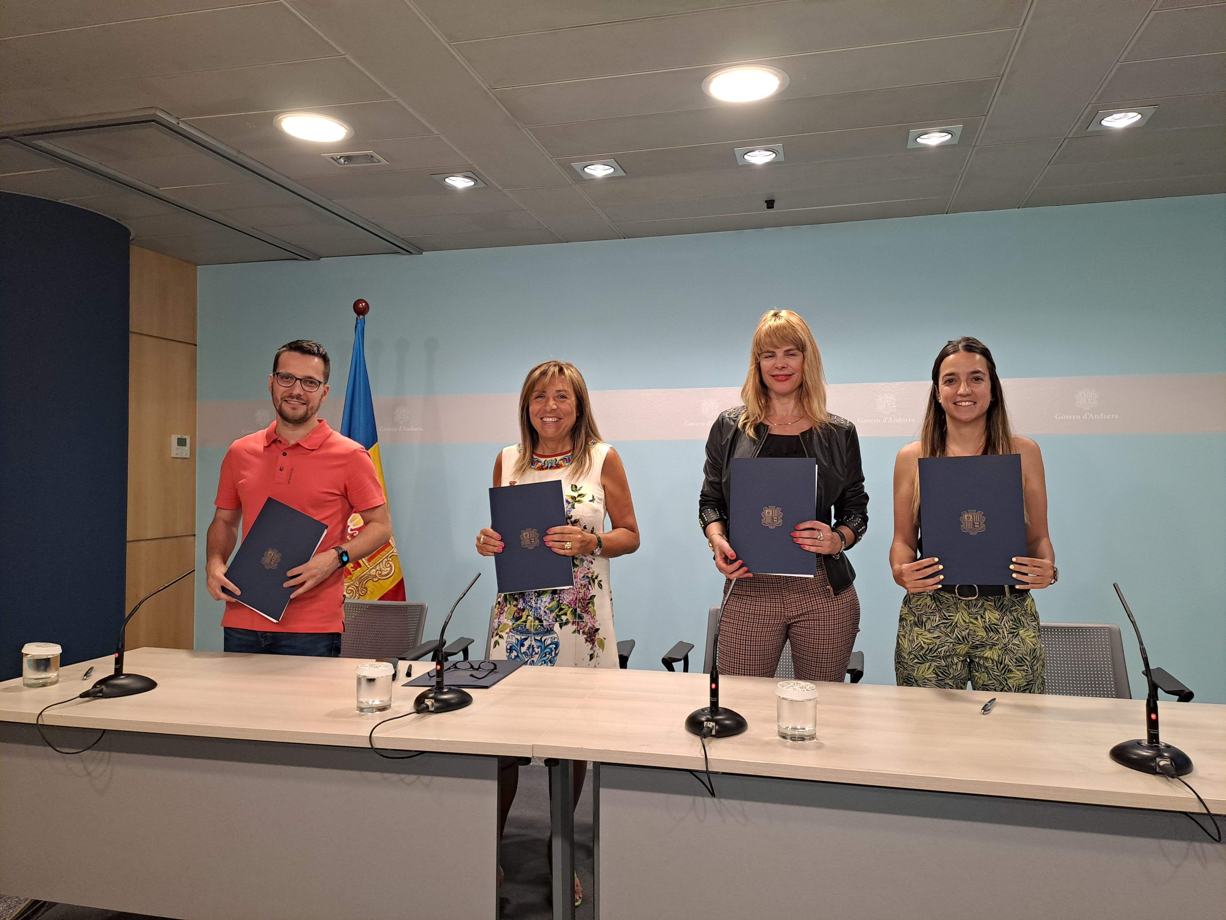 Marsol ha signat el conveni amb les tres noves empreses.