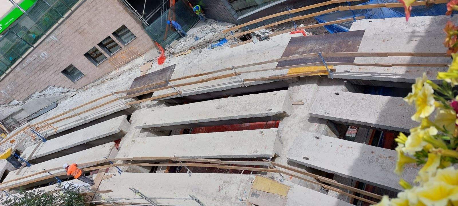 Estat actual del viaducte.