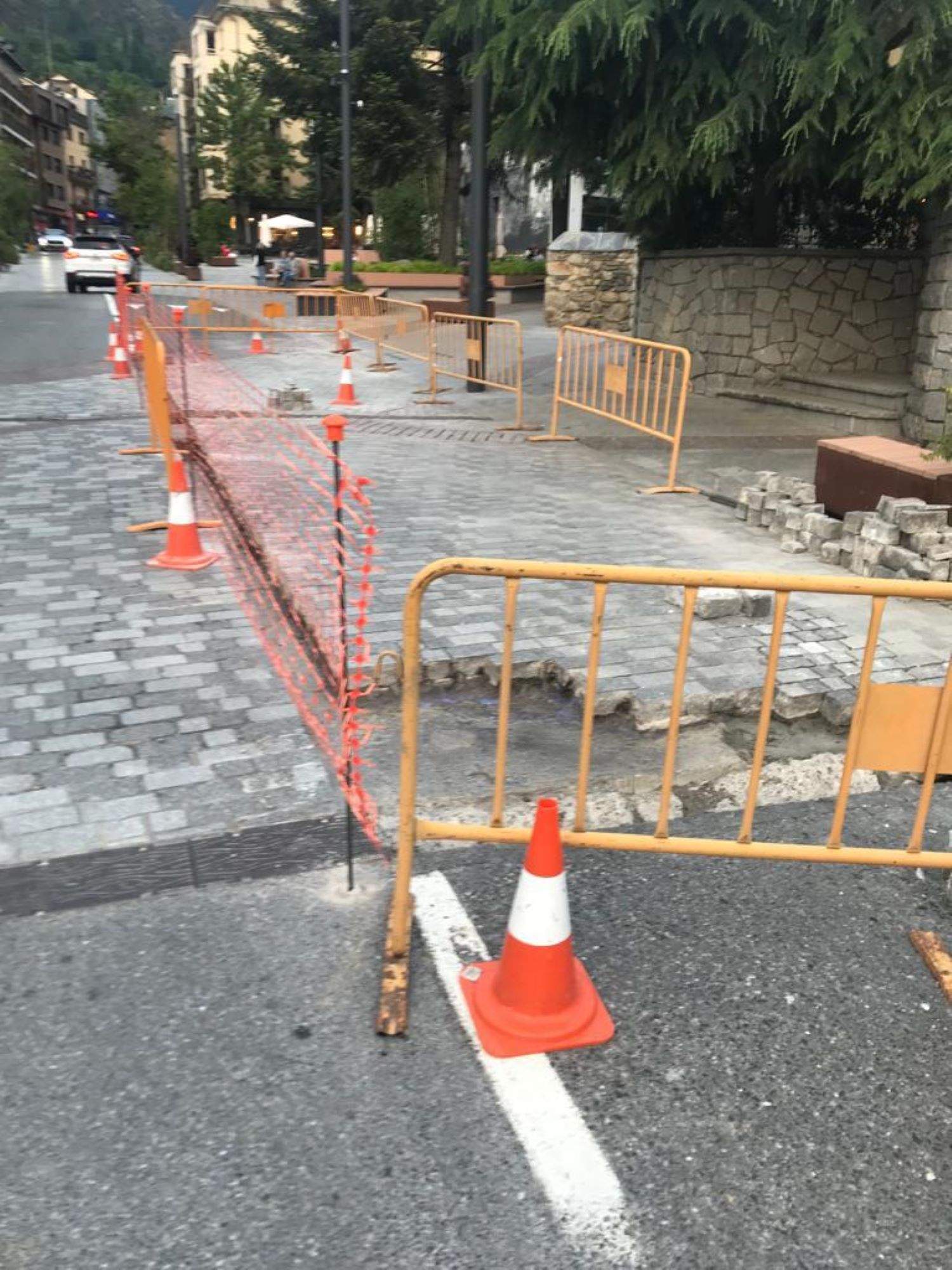 Les obres fa dies que han començat.