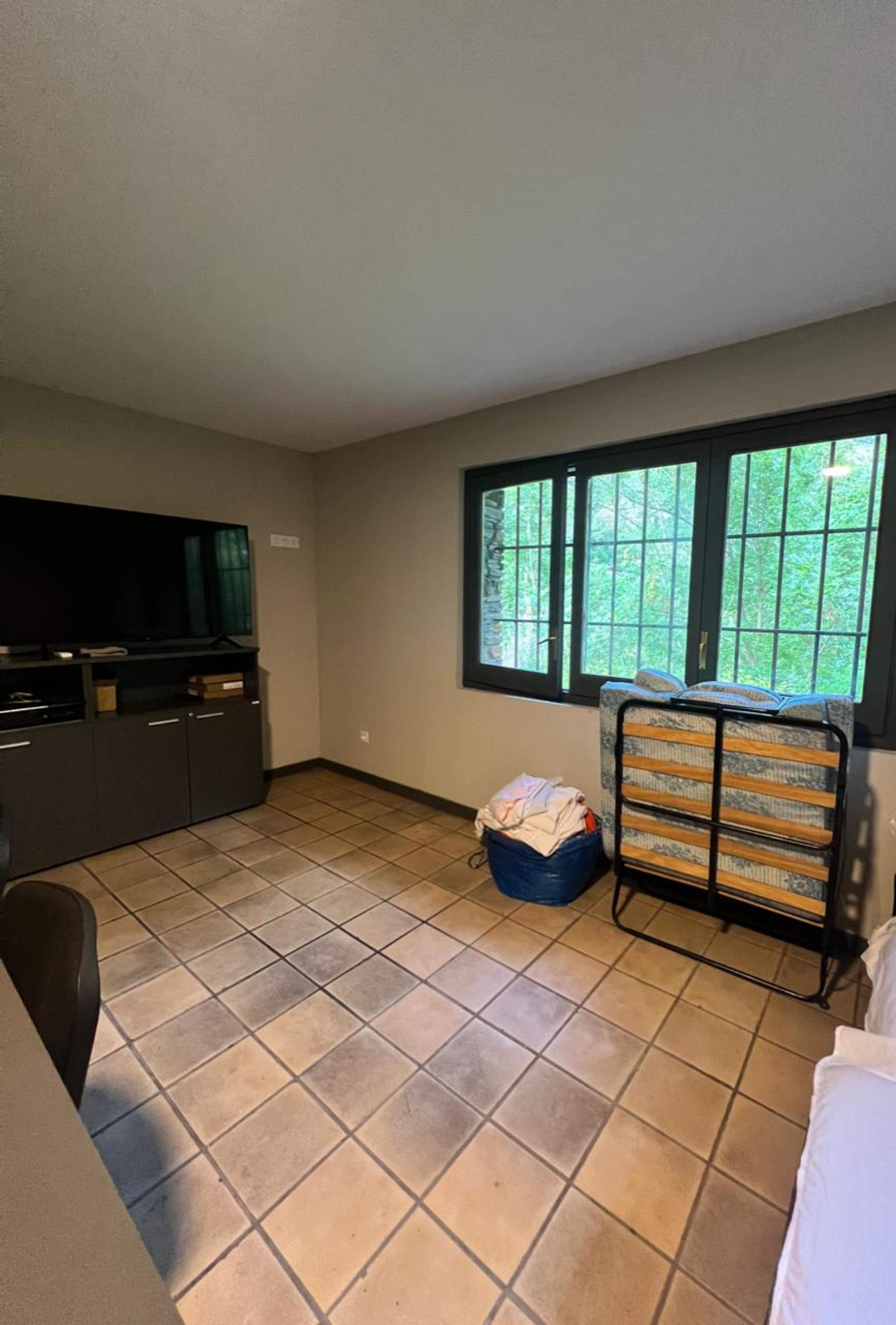 El llit plegable que es fa servir a la Massana.