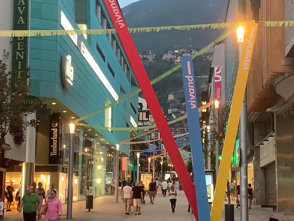 L'avinguda Carlemany aquest passat divendres