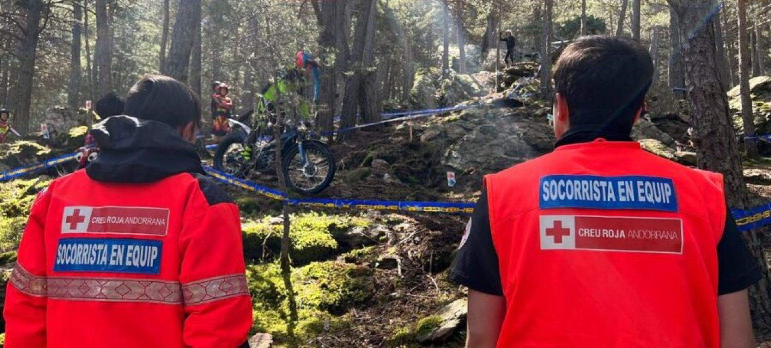 Socorristes en un preventiu.