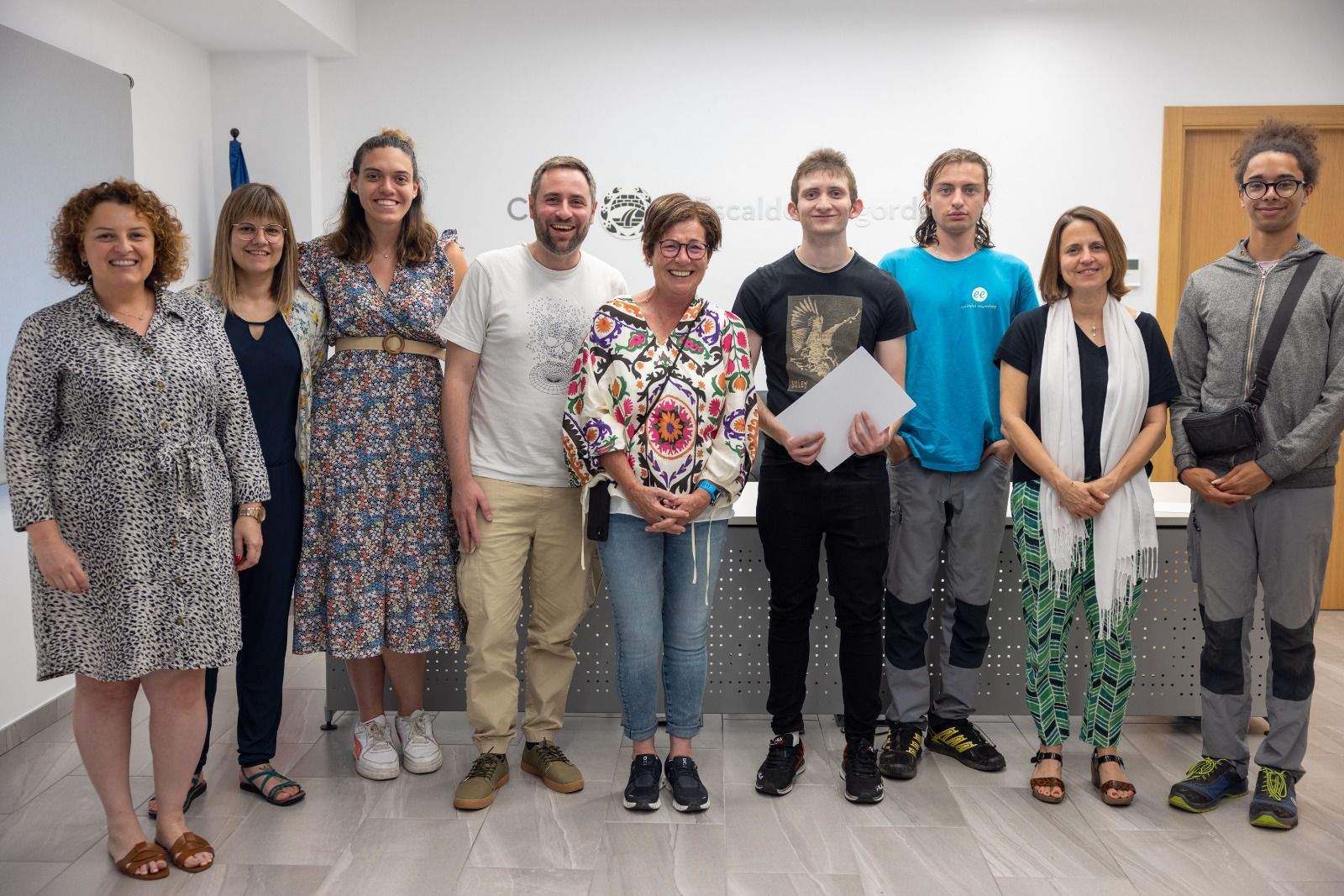 L'entrega de diplomes als joves del programa Okupa't