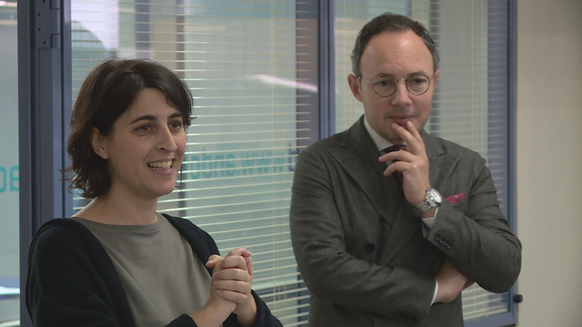 Imma Jiménez i Xavier Espot el dia que es va anunciar la designació de la primera.