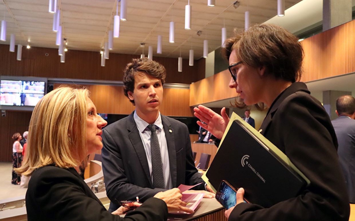 Maria Àngels Aché, Pol Bartolomé i Núria Sagués