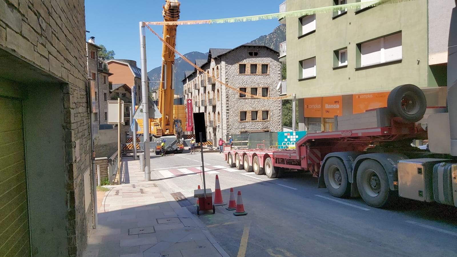 Imatge dels treballs.