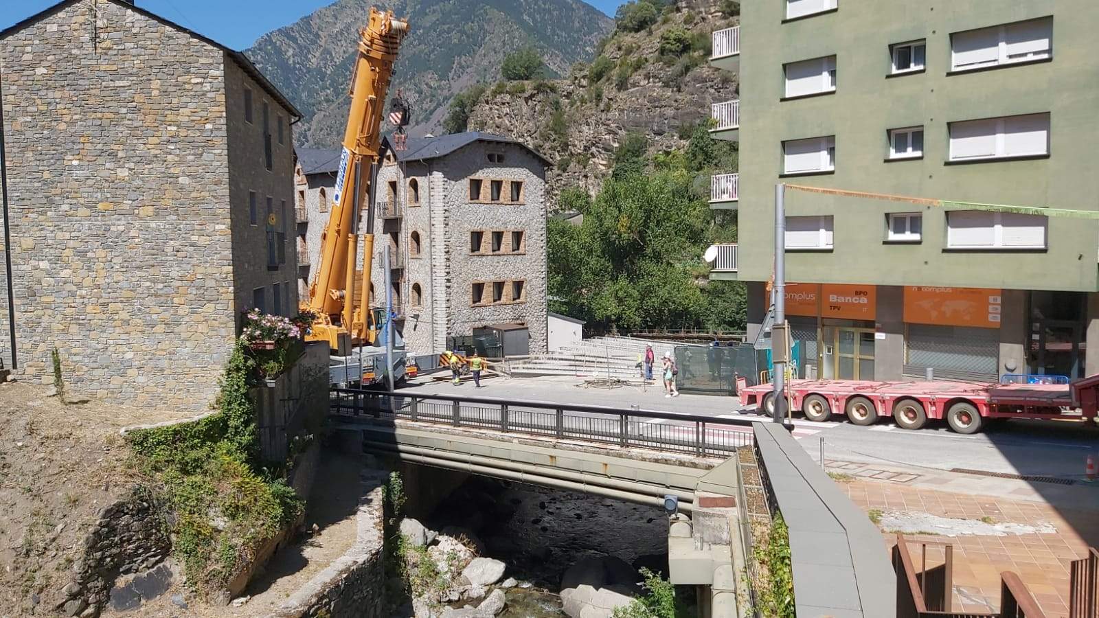 Imatge dels treballs.