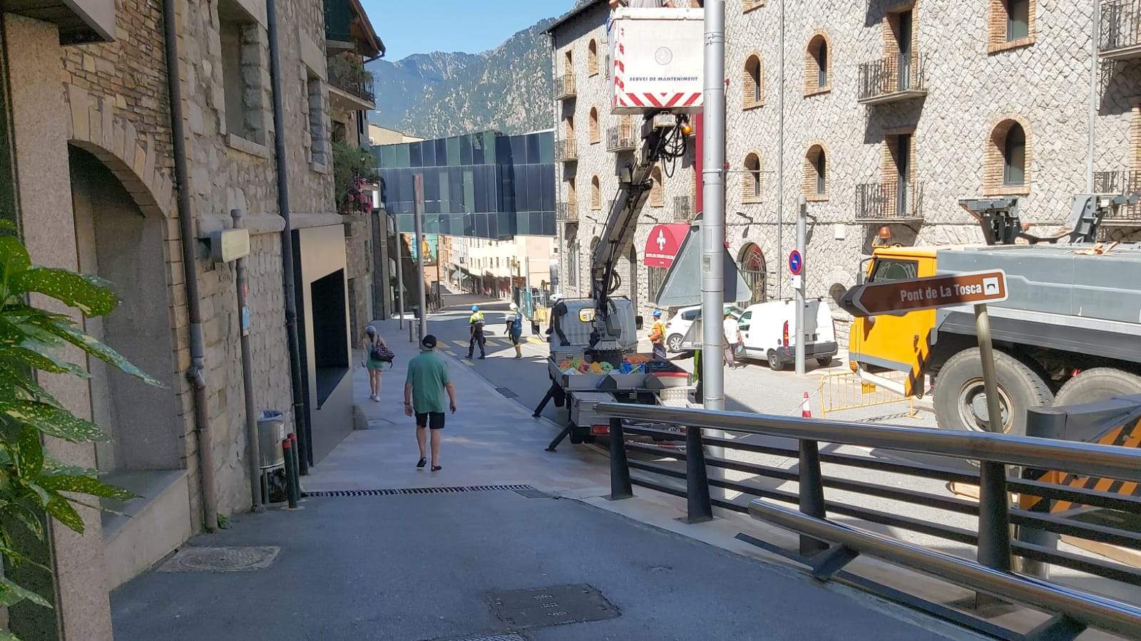 Imatge dels treballs.