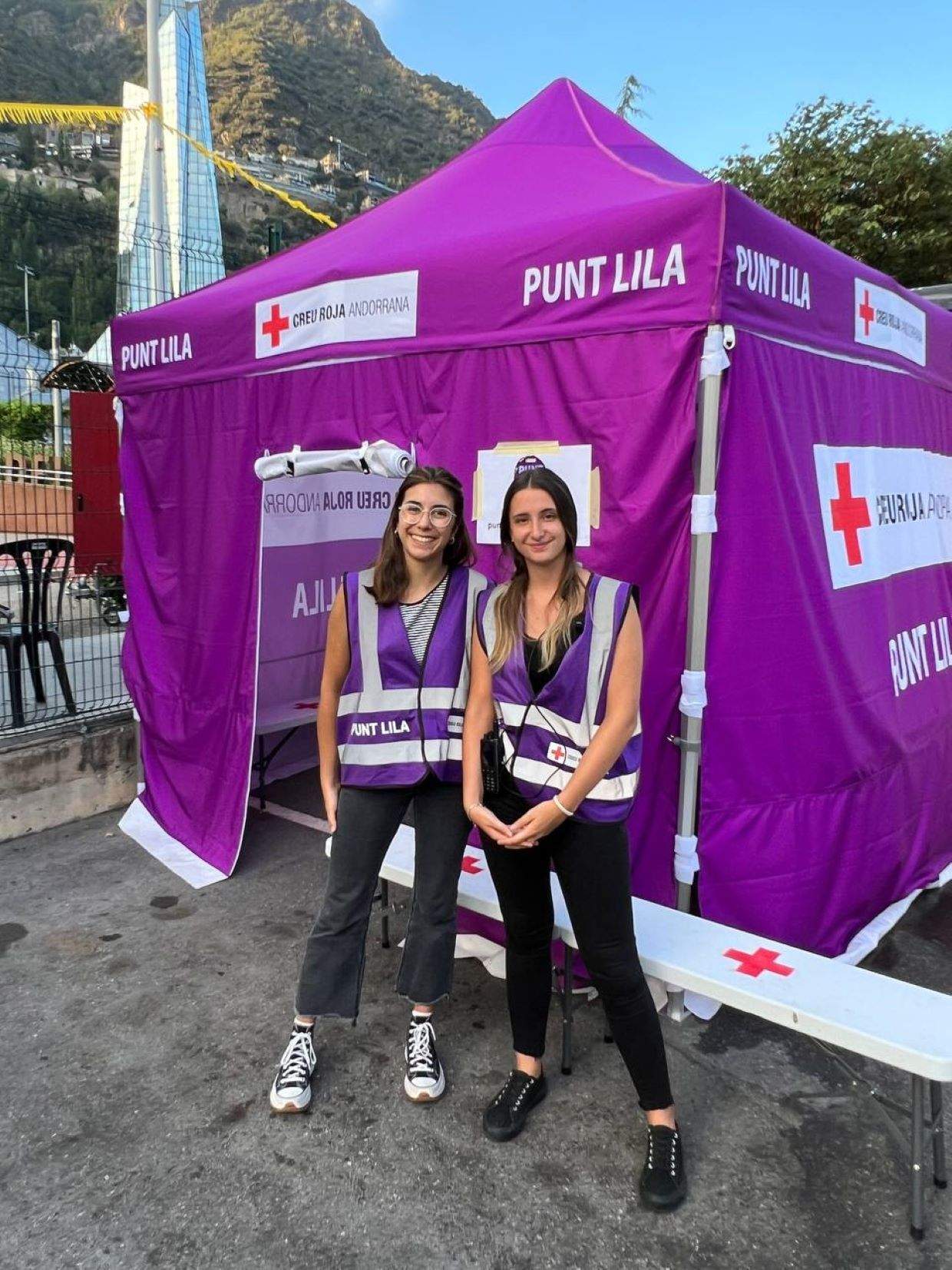 El punt lila de la festa major d'Escaldes