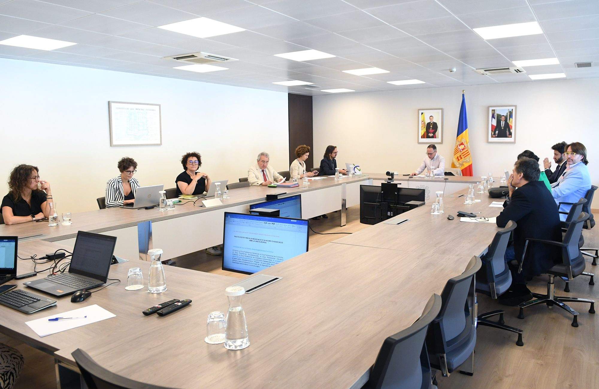 Última reunió del pacte d'Estat, la setmana passada.