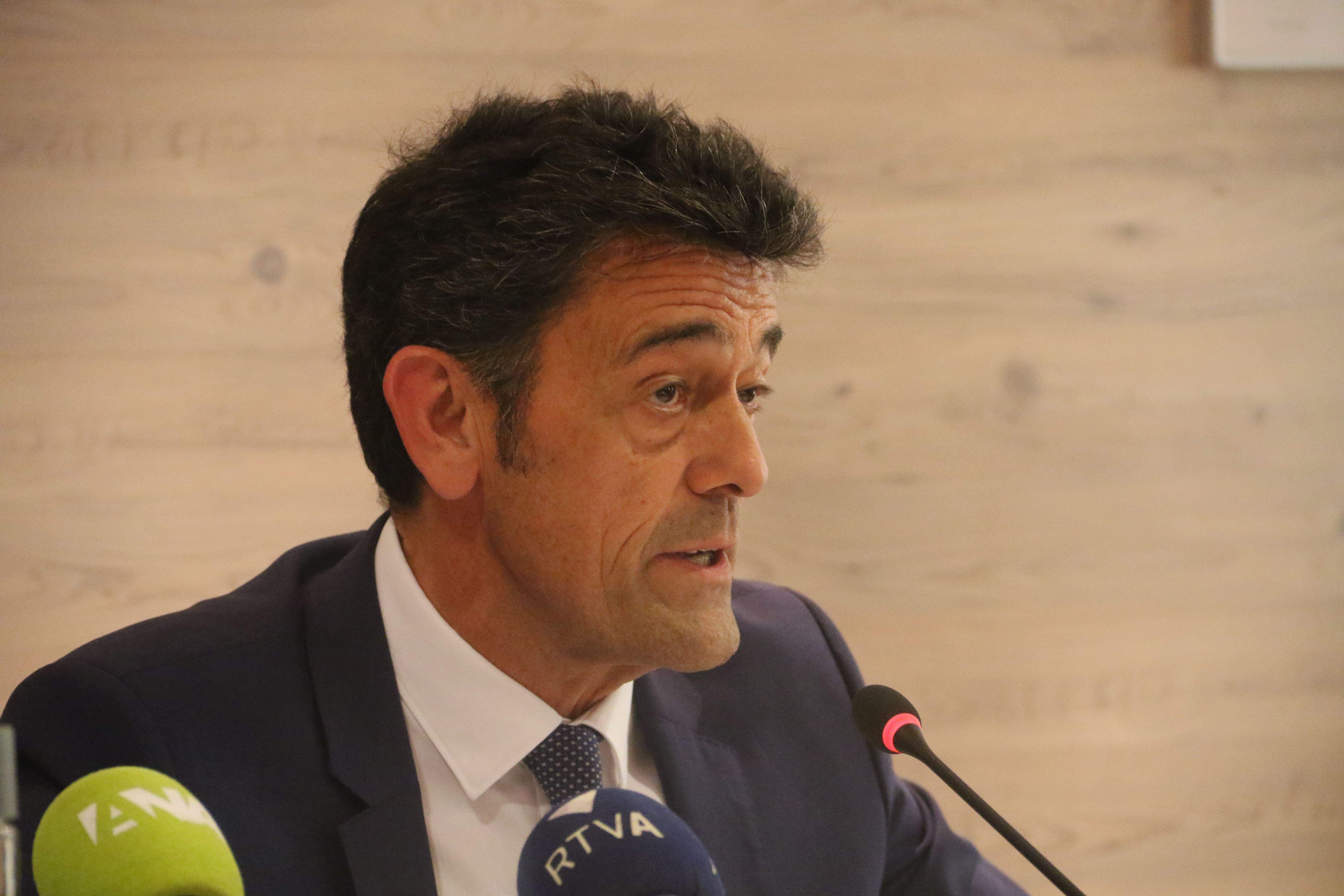 Josep Àngel Mortés durant la sessió de dijous de la setmana passada. Josep Àngel Mortés durant la sessió de dijous de la setmana passada.