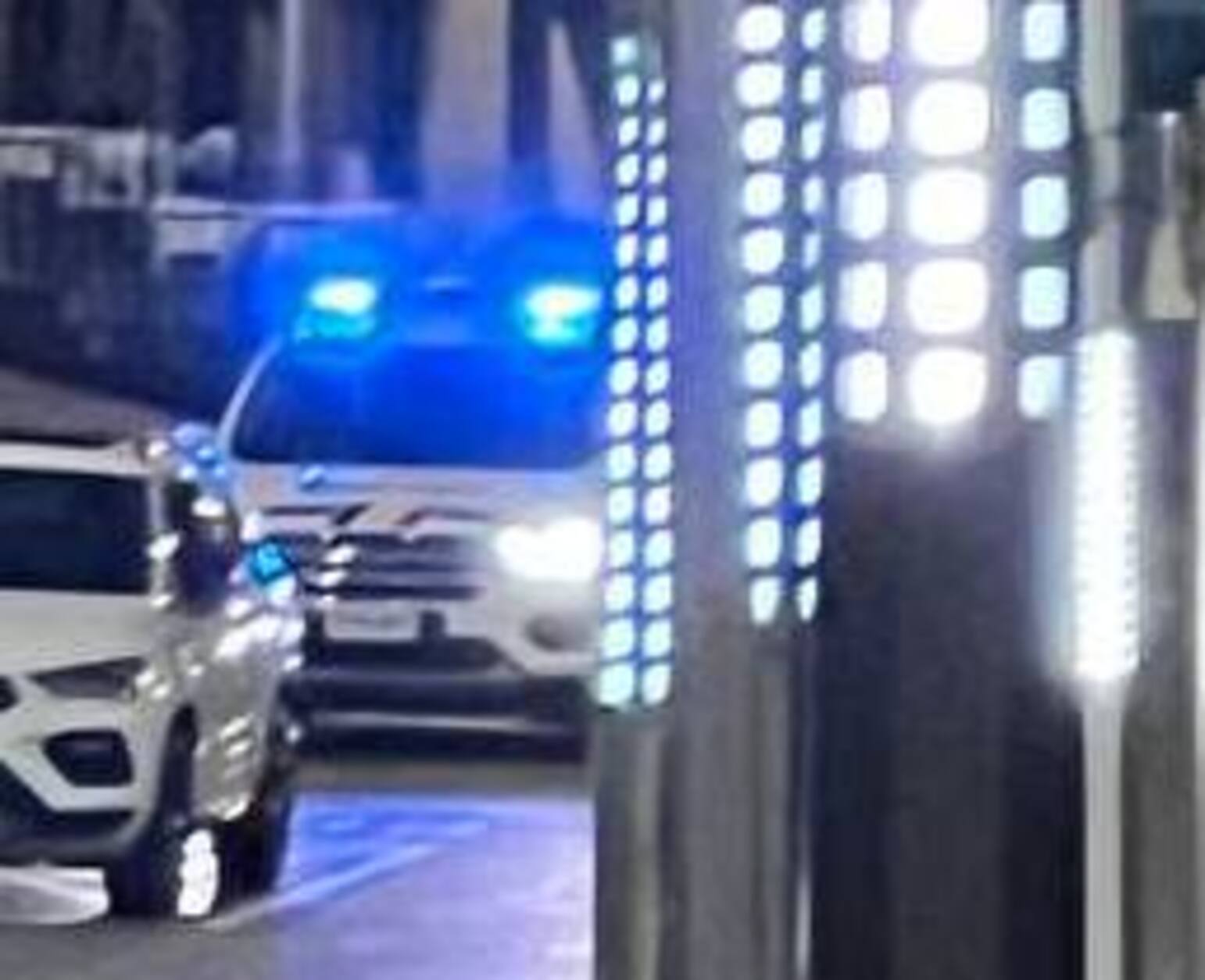 Un control policial nocturn.