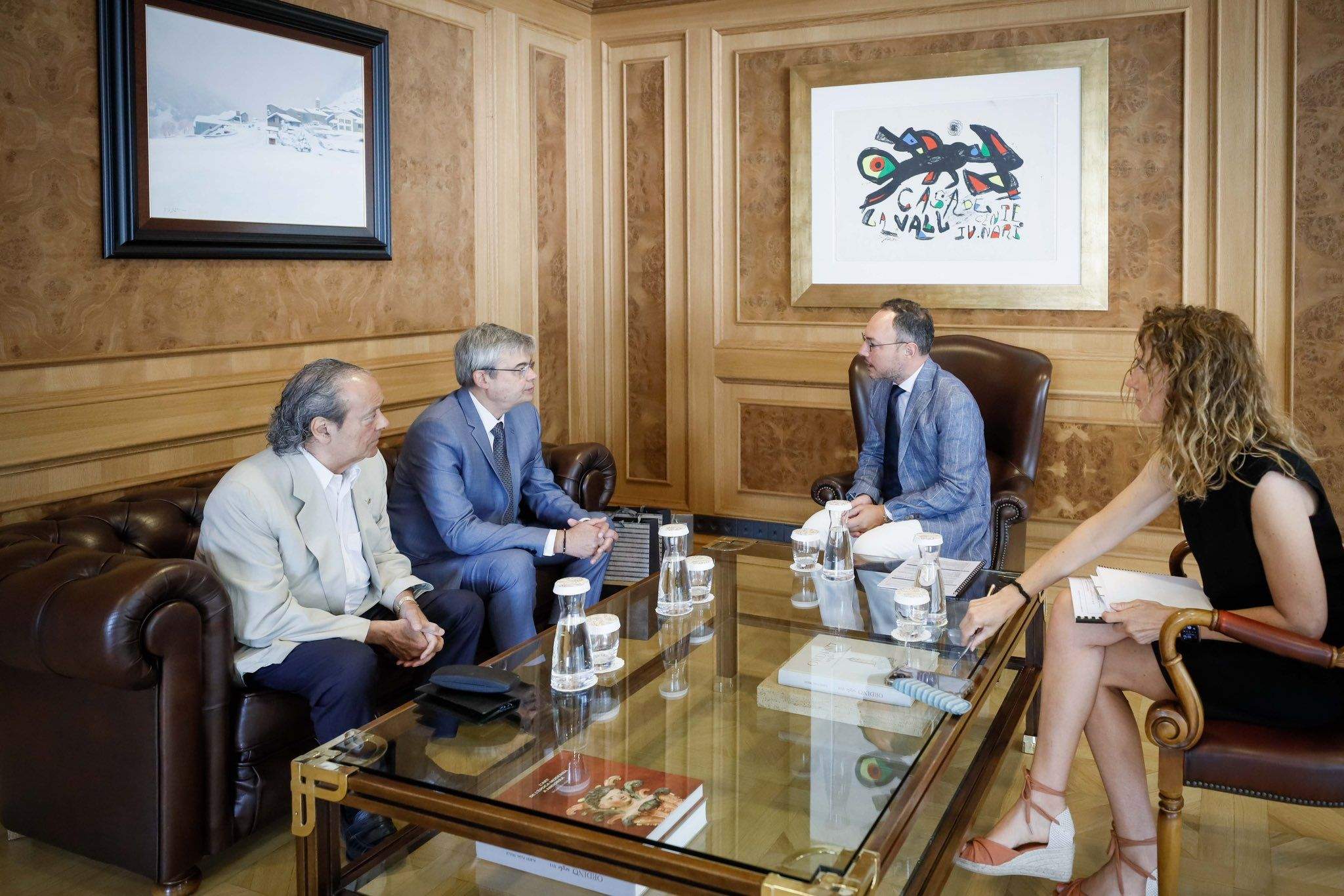 Xavier Espot, Antoni Zorzano i Serhii Pohoreltsev.