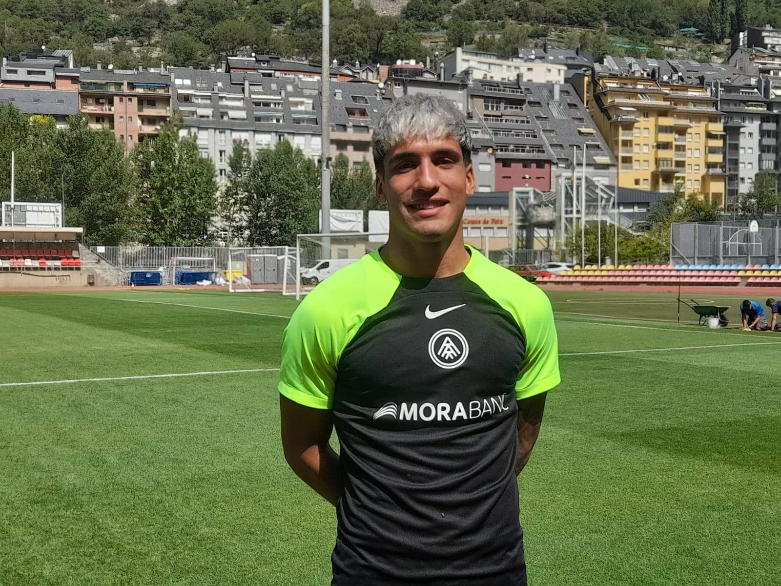 Iker Benito durant l'entrevista amb l'Altaveu