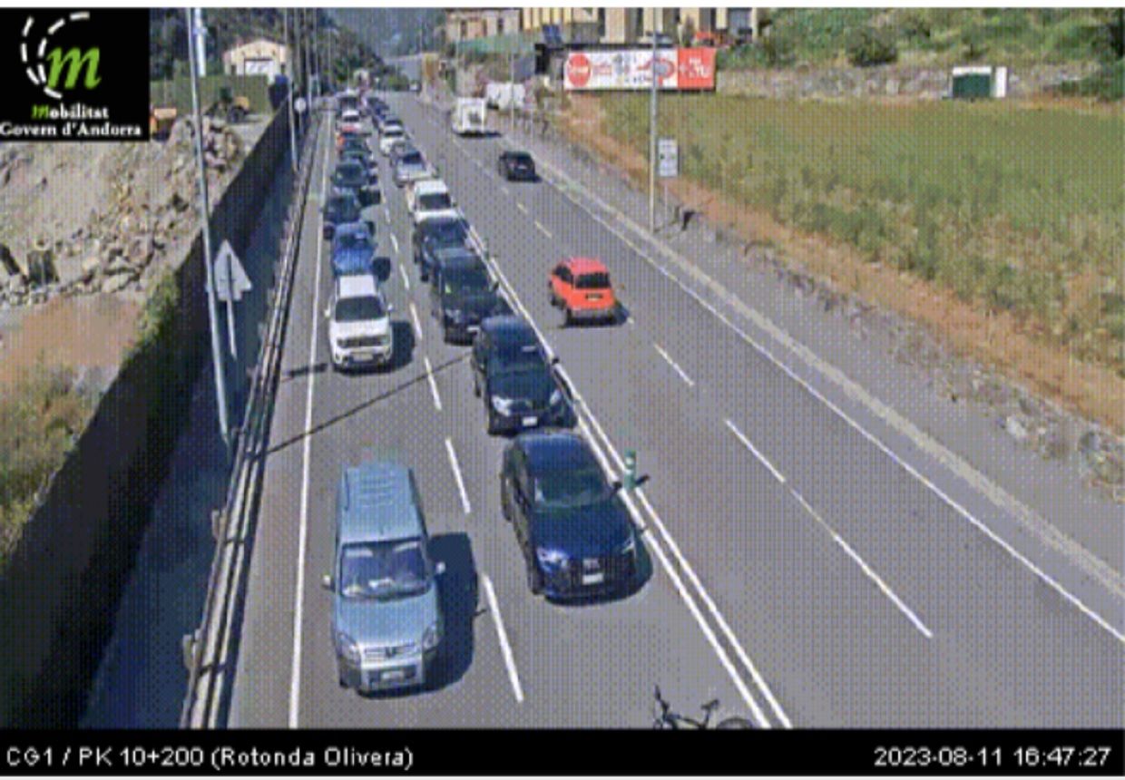 Retencions de sortida aquest divendres a la CG1.