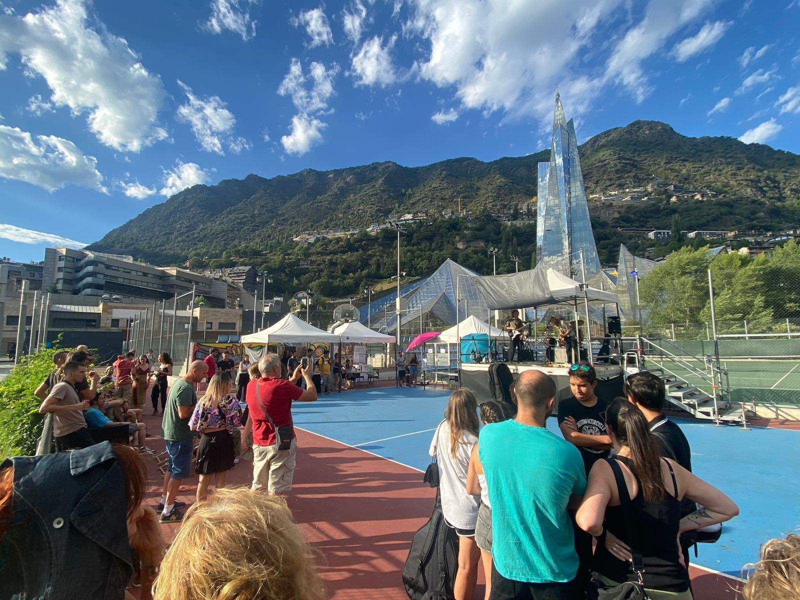 Un moment de la festa de la joventut.