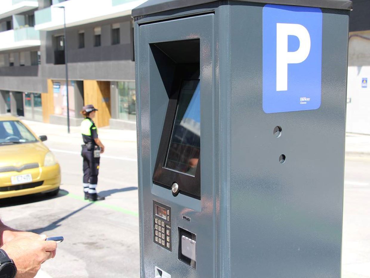 Els parquímetres d'Andorra la Vella