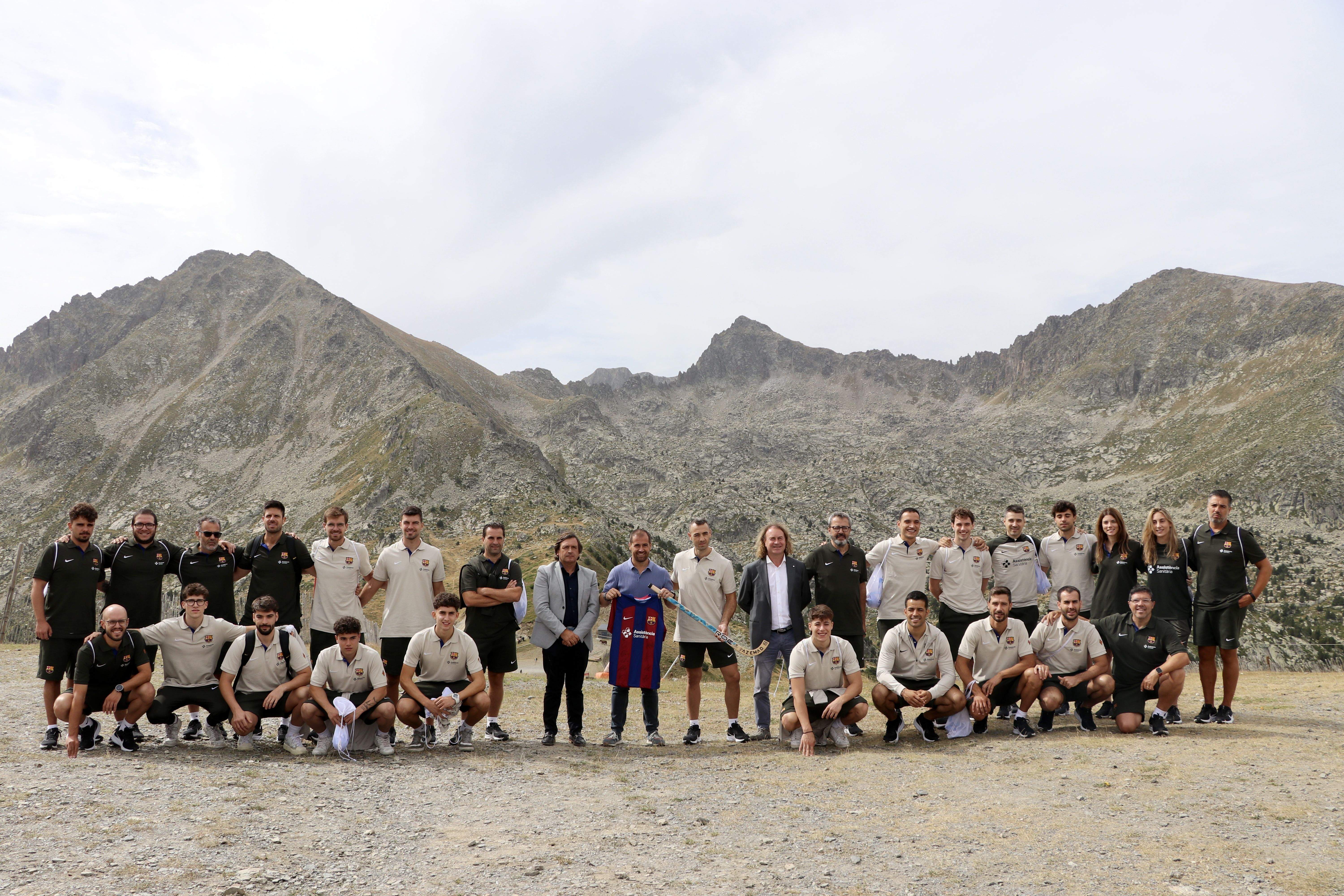 El Barça d'hoquei patins a Solanelles