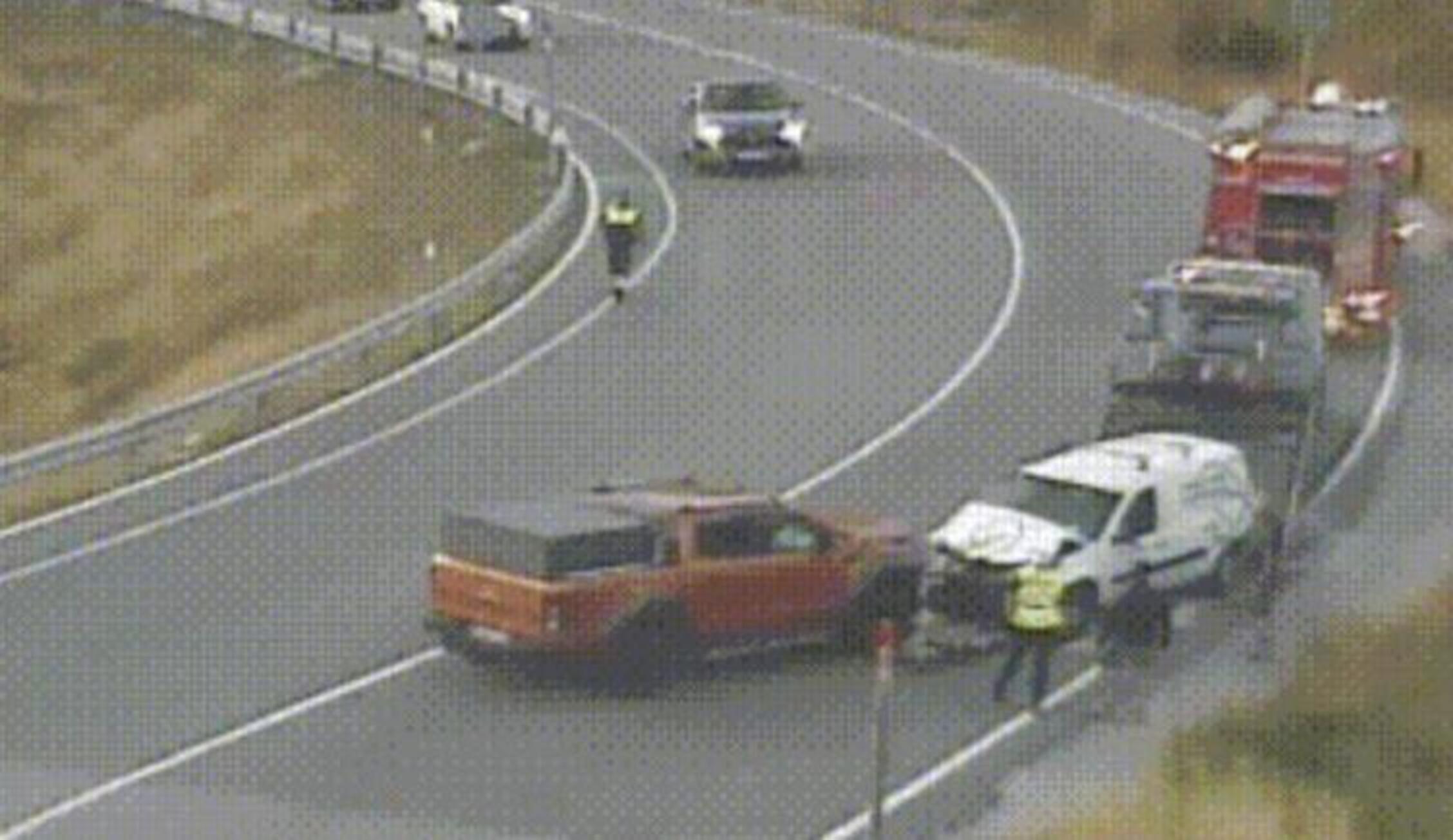 La topada vista per una de les càmeres de Mobilitat.