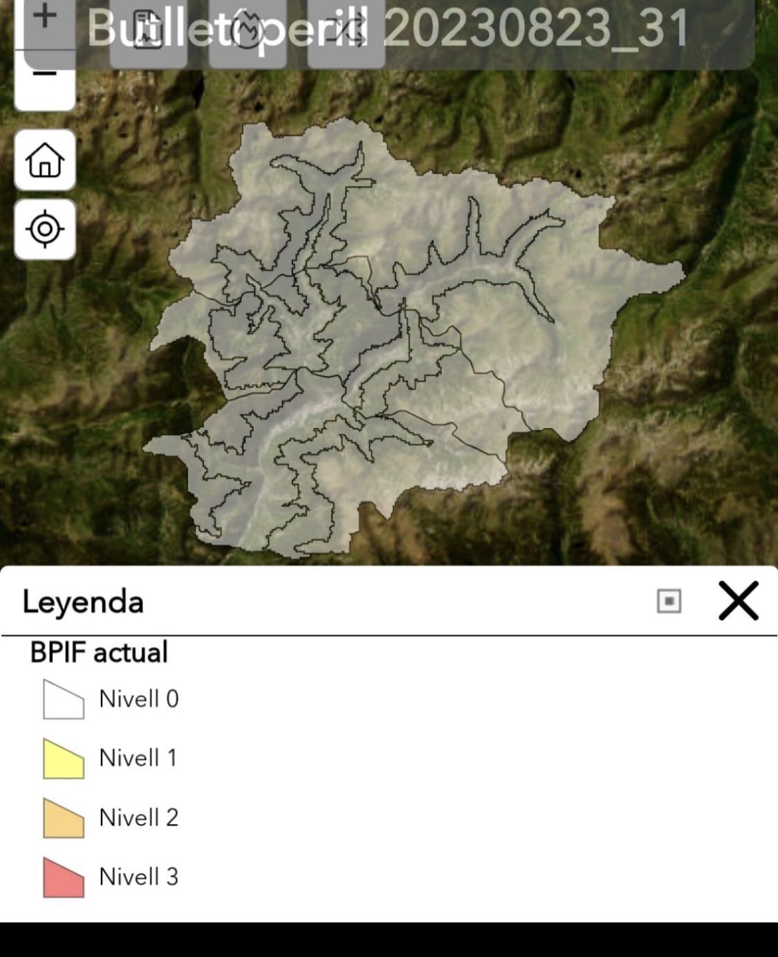 El mapa de risc d'incendis torna a nivell zero.