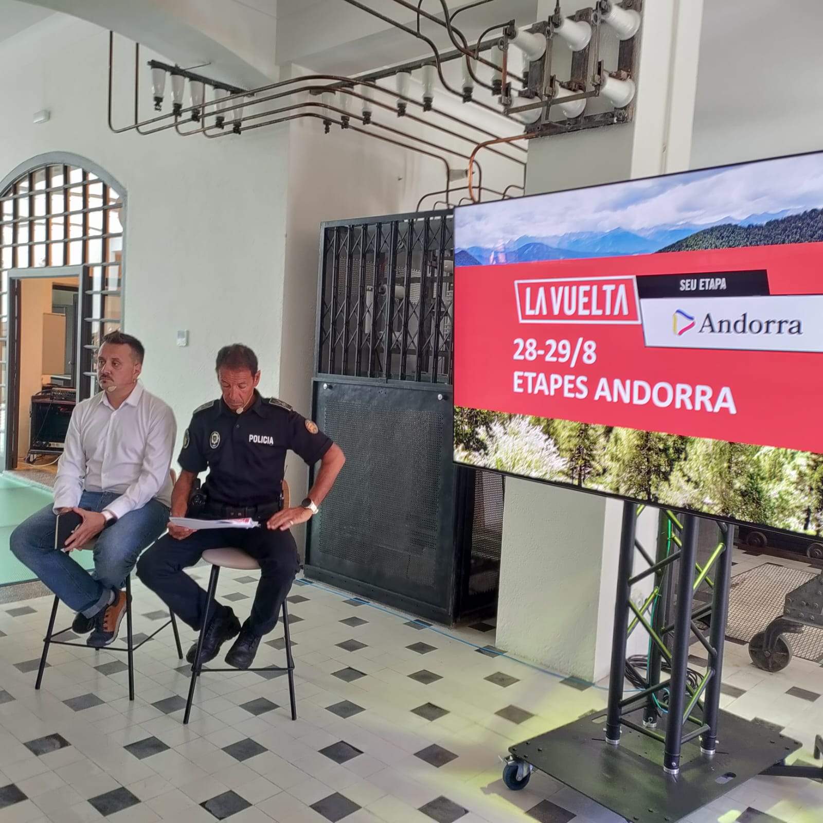 Boneta i Lasne durant la roda de premsa d'aquest dimecres.