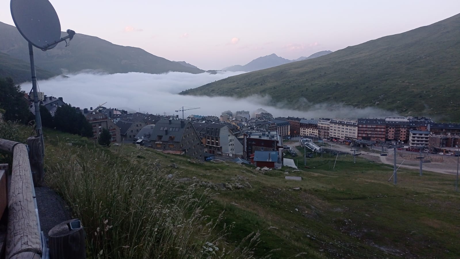 Una imatge del Pas de la Casa d'aquest mateix estiu.