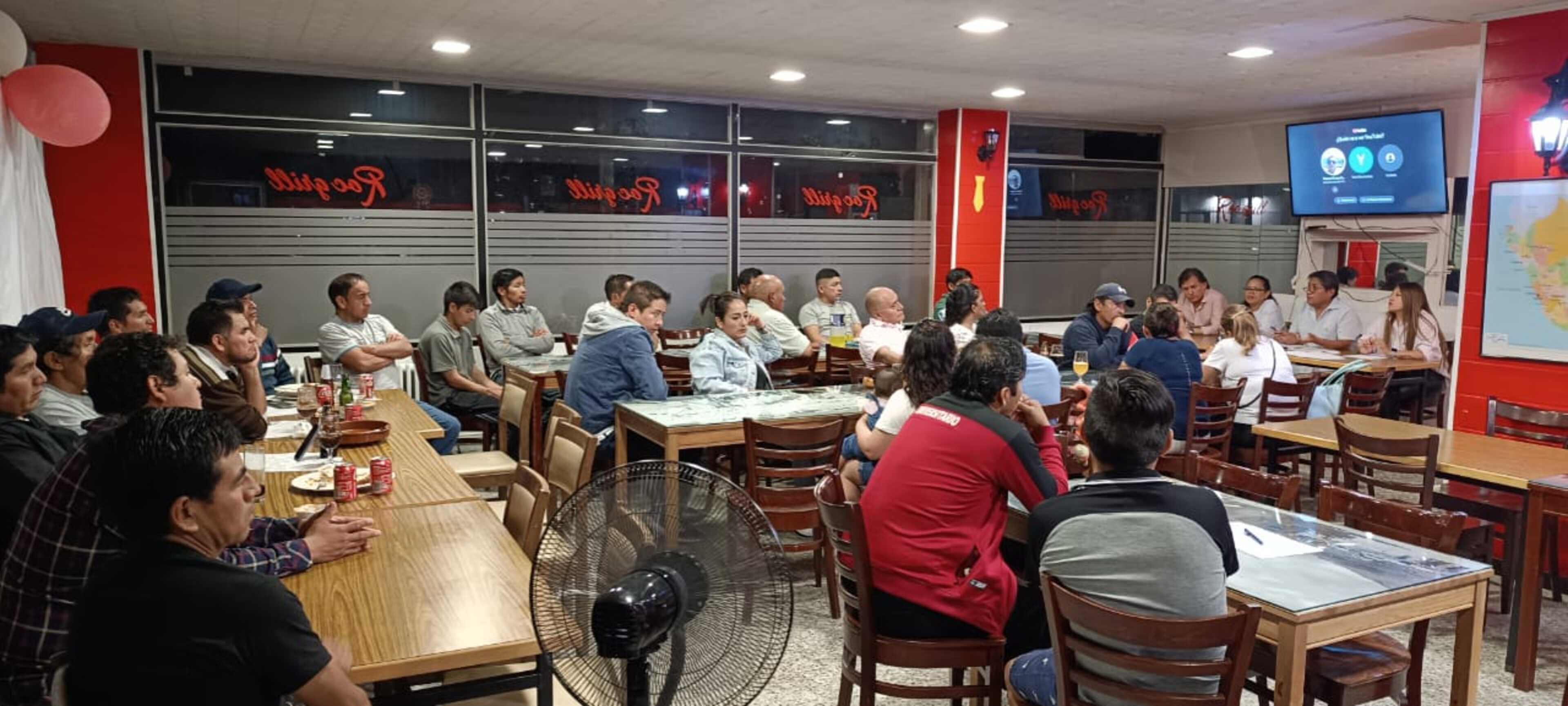 Un moment de l'assemblea.