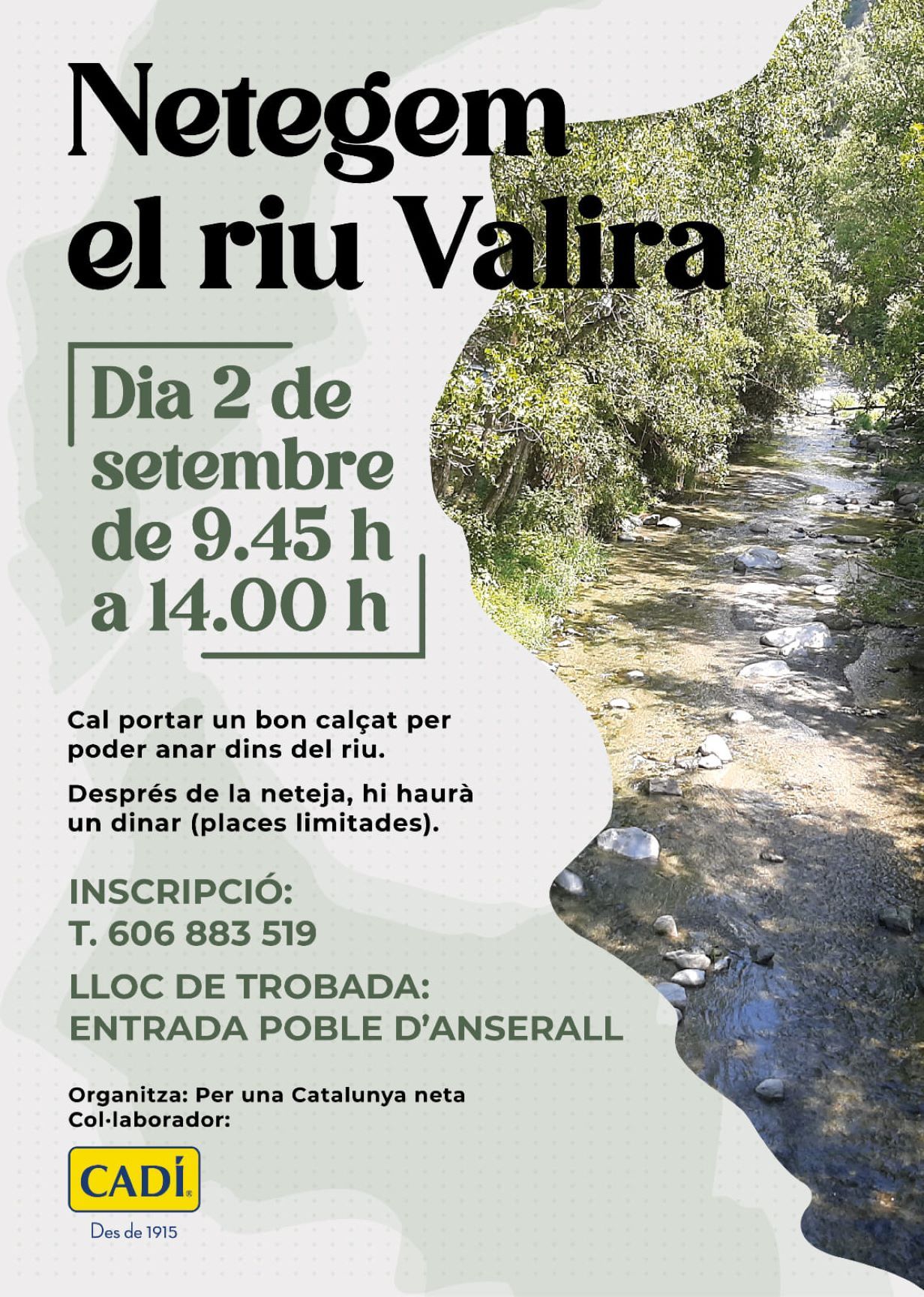 Cartell anunciador de l'acte.