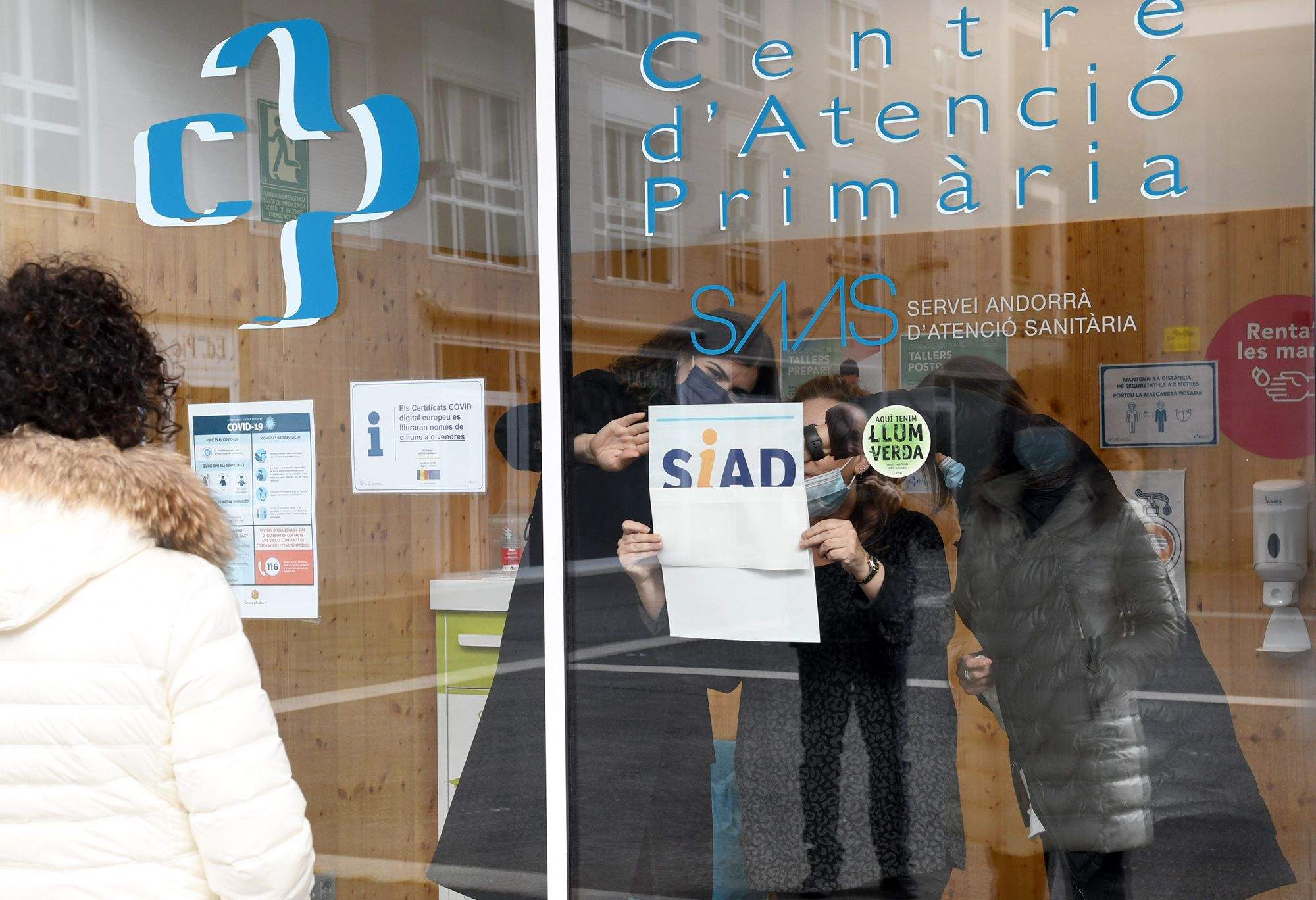 Entrada del CAP que acull el SIAD.