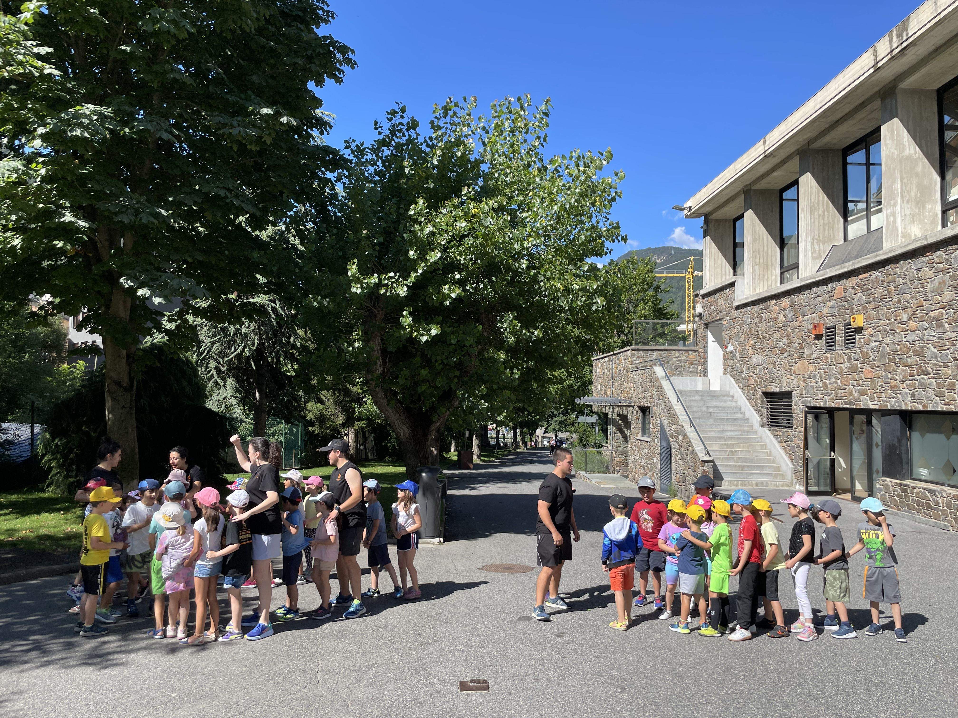 Infants participants en les activitats d'estiu, en una foto d'arxiu.