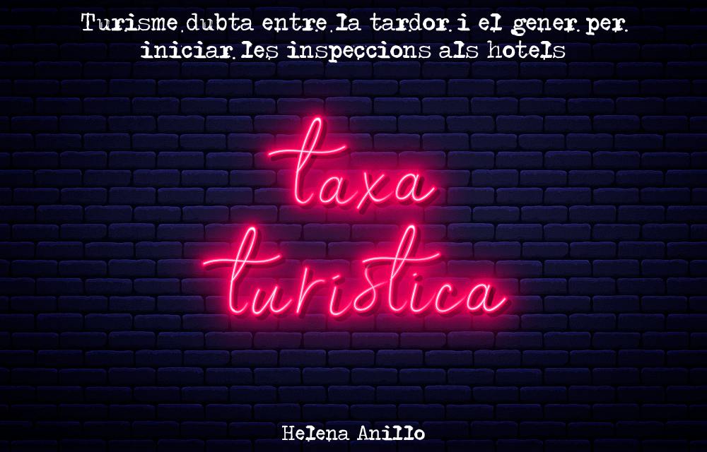 La taxa turística.