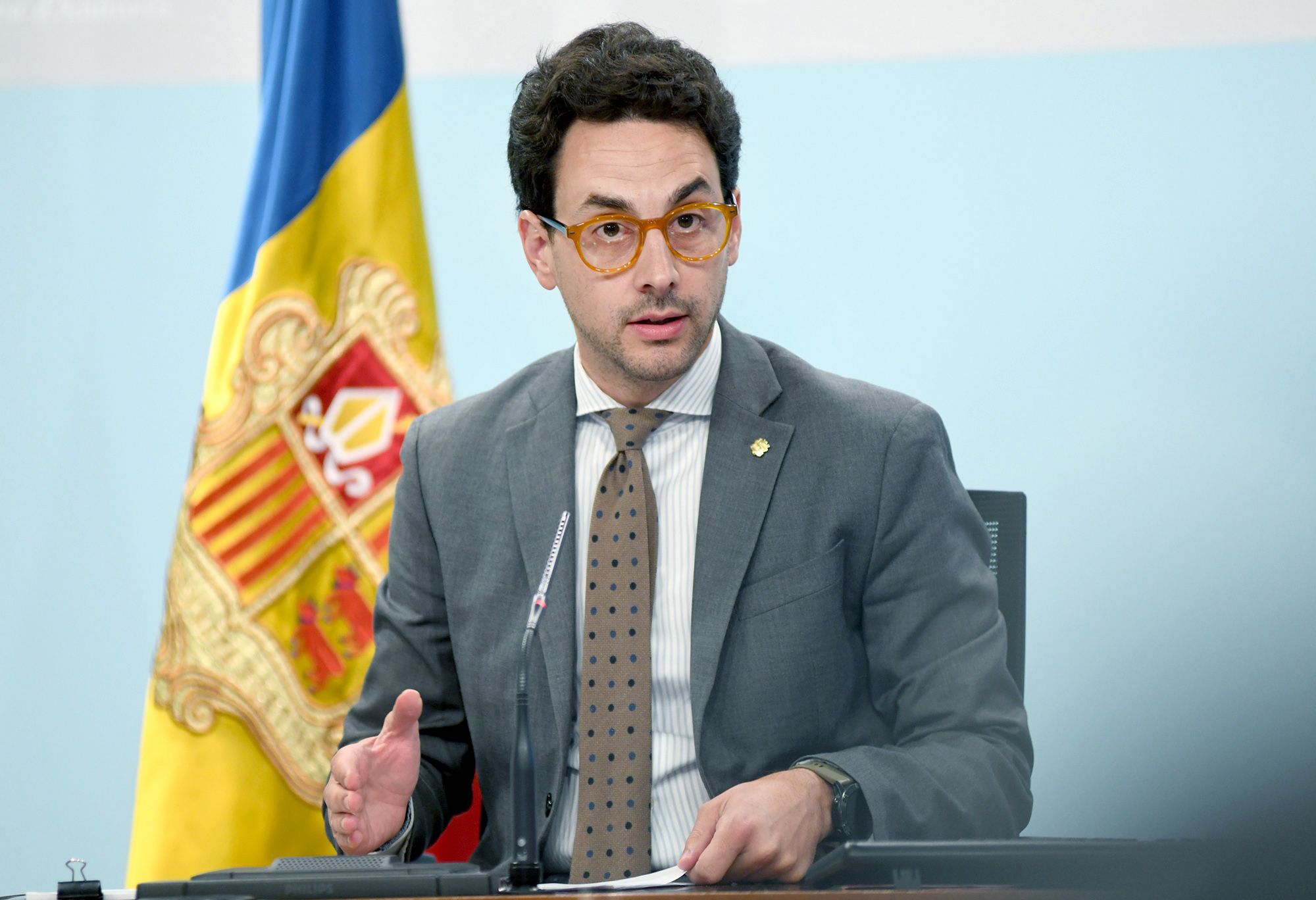 El ministre portaveu, Guillem Casal.