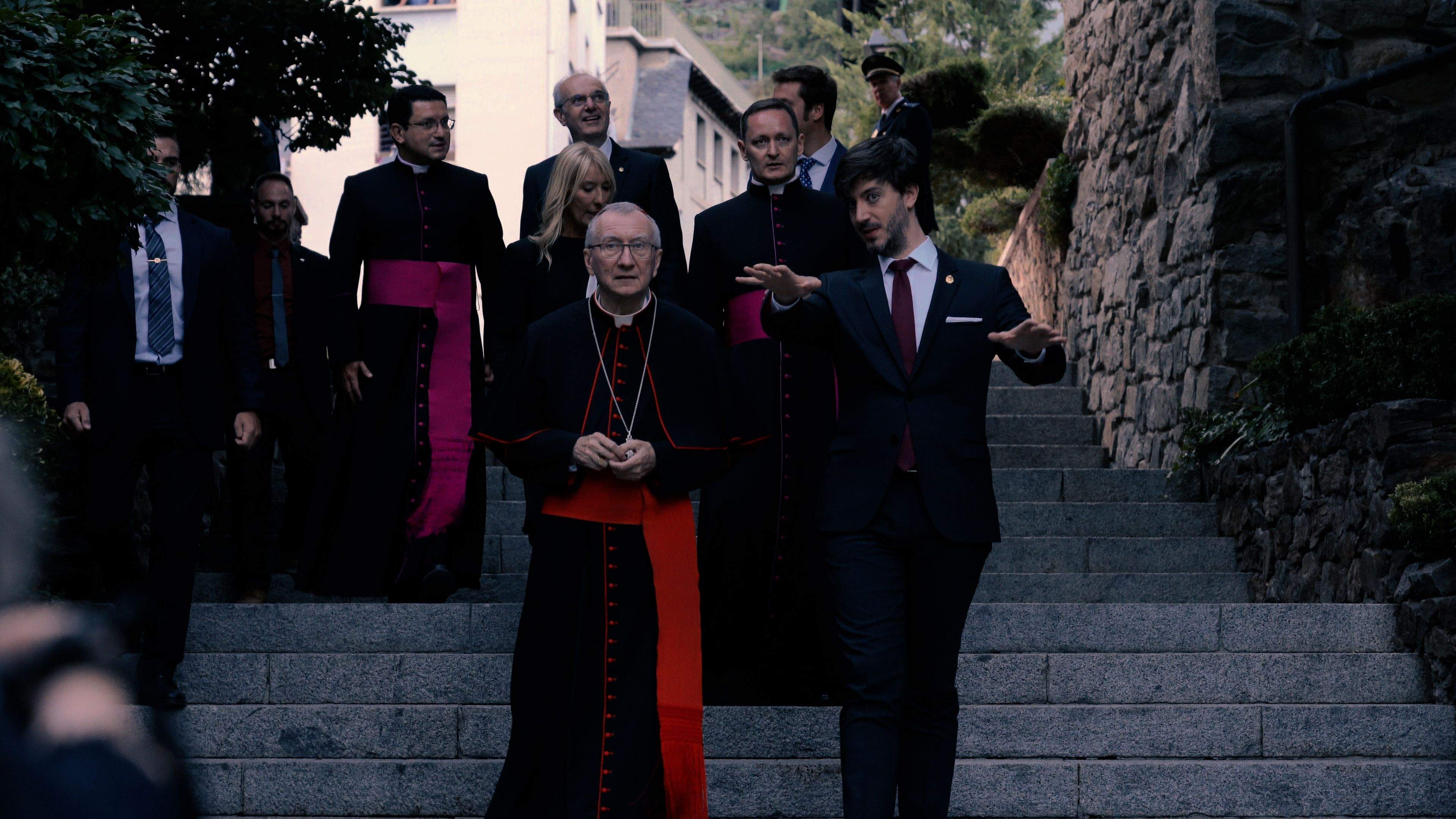 Visita oficial del secretari d'Estat de Sa Santedat, Pietro Cardenal Parolin, a casa de la Vall.