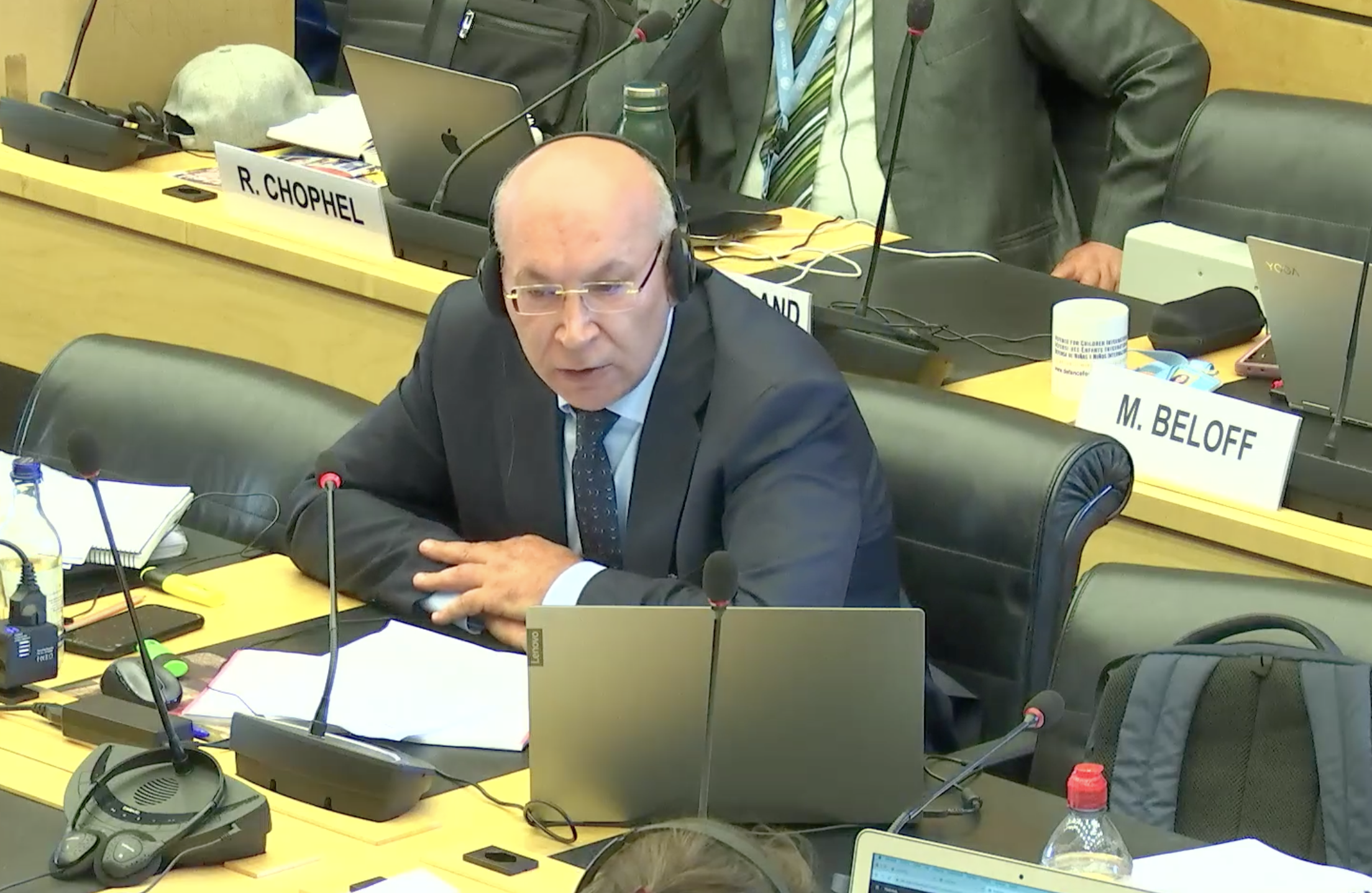 Joan Carles Villaverde durant la seva intervenció.