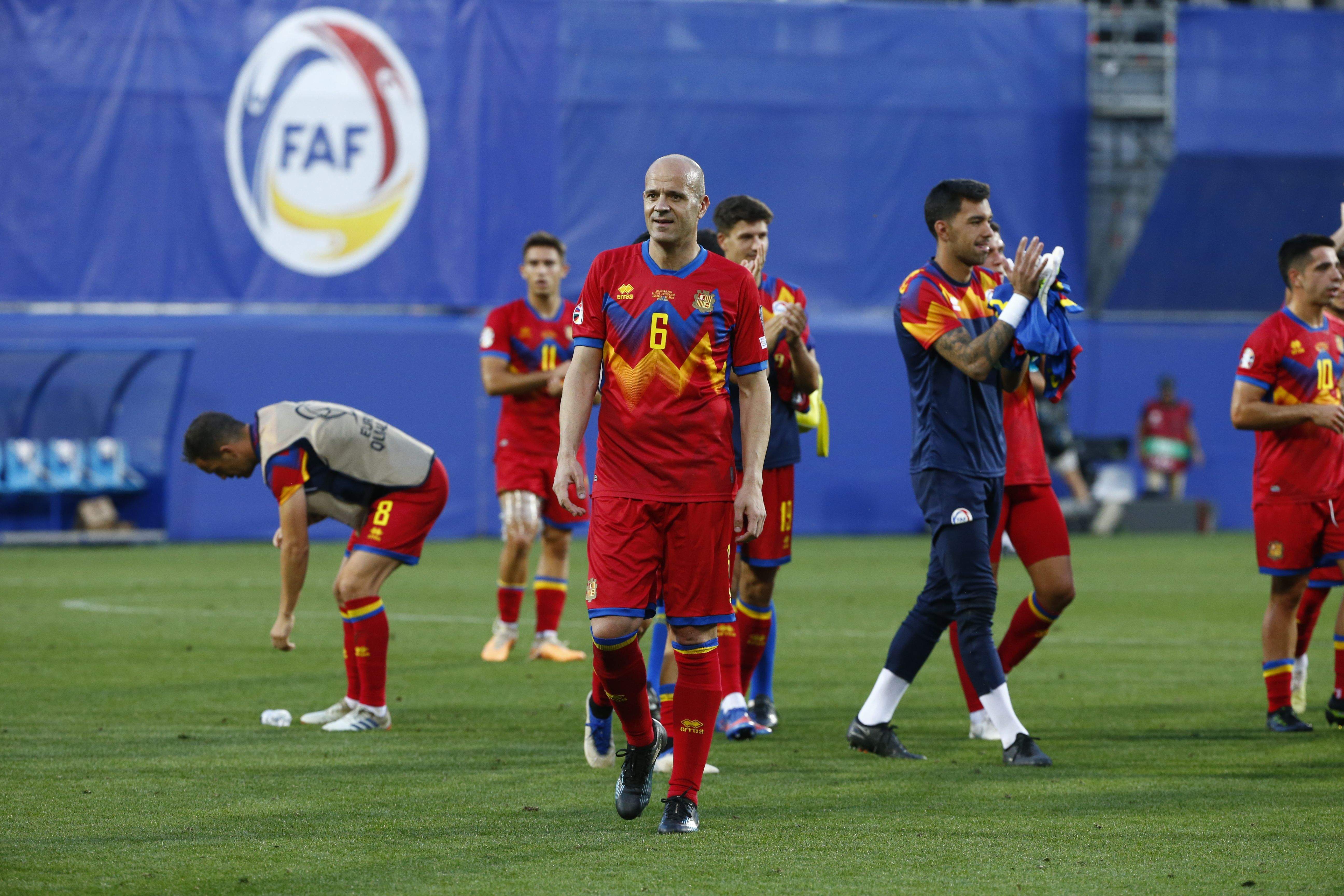 Lima, celebrant el punt un cop finalitzat el partit.